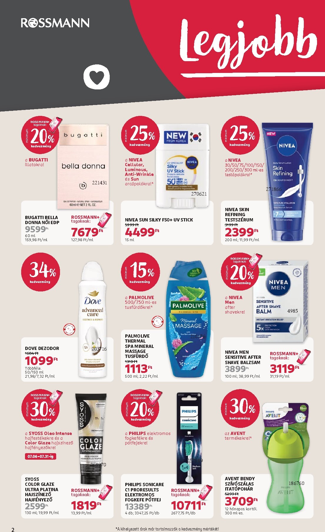 rossmann - Rossmann hirdetmény a következő hétre hétfőtől 2026.07.20.-tól péntektől 2026.07.31.-ig - page: 2