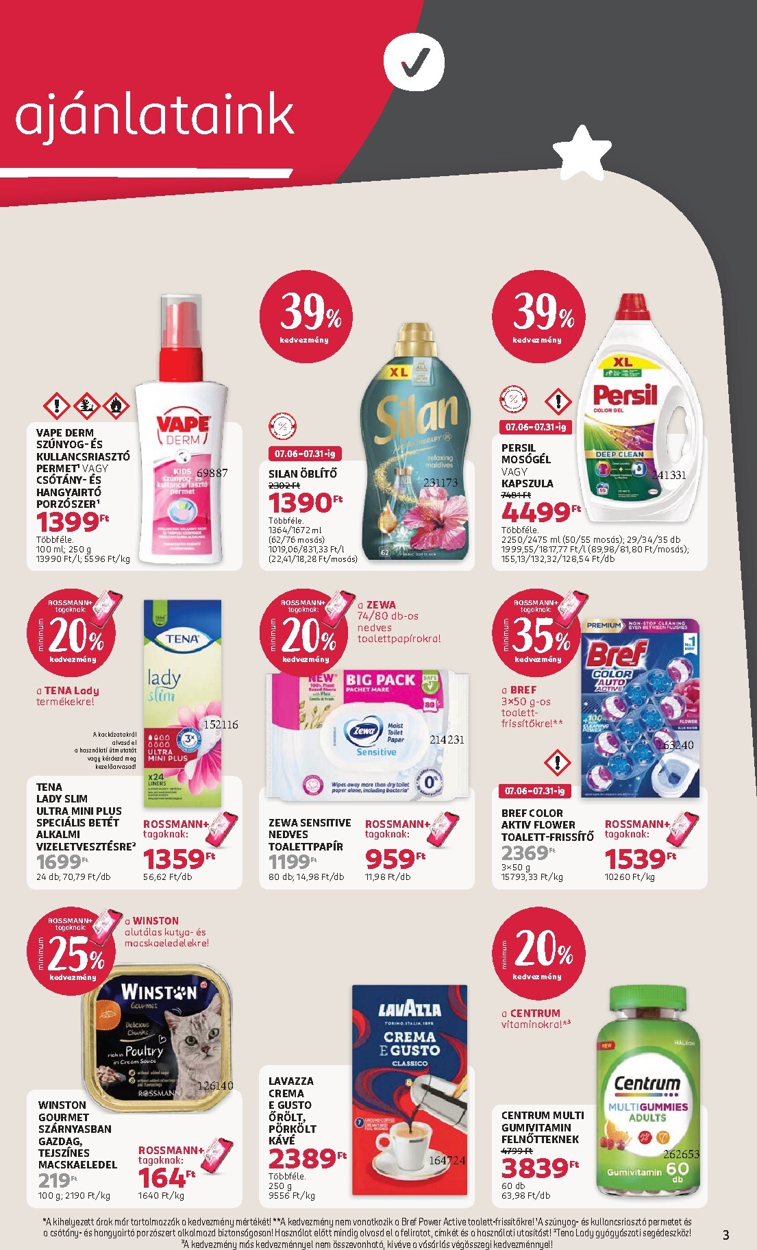 rossmann - Rossmann hirdetmény a következő hétre hétfőtől 2026.07.20.-tól péntektől 2026.07.31.-ig - page: 3