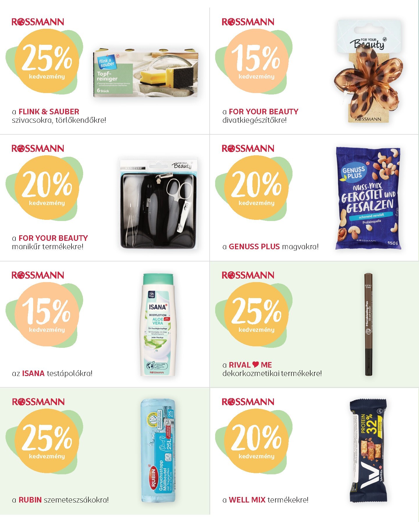 rossmann - Rossmann - Kupon Napok hirdetmény a következő hétre hétfőtől 2026.08.10.-tól keddtől 2026.08.18.-ig - page: 6