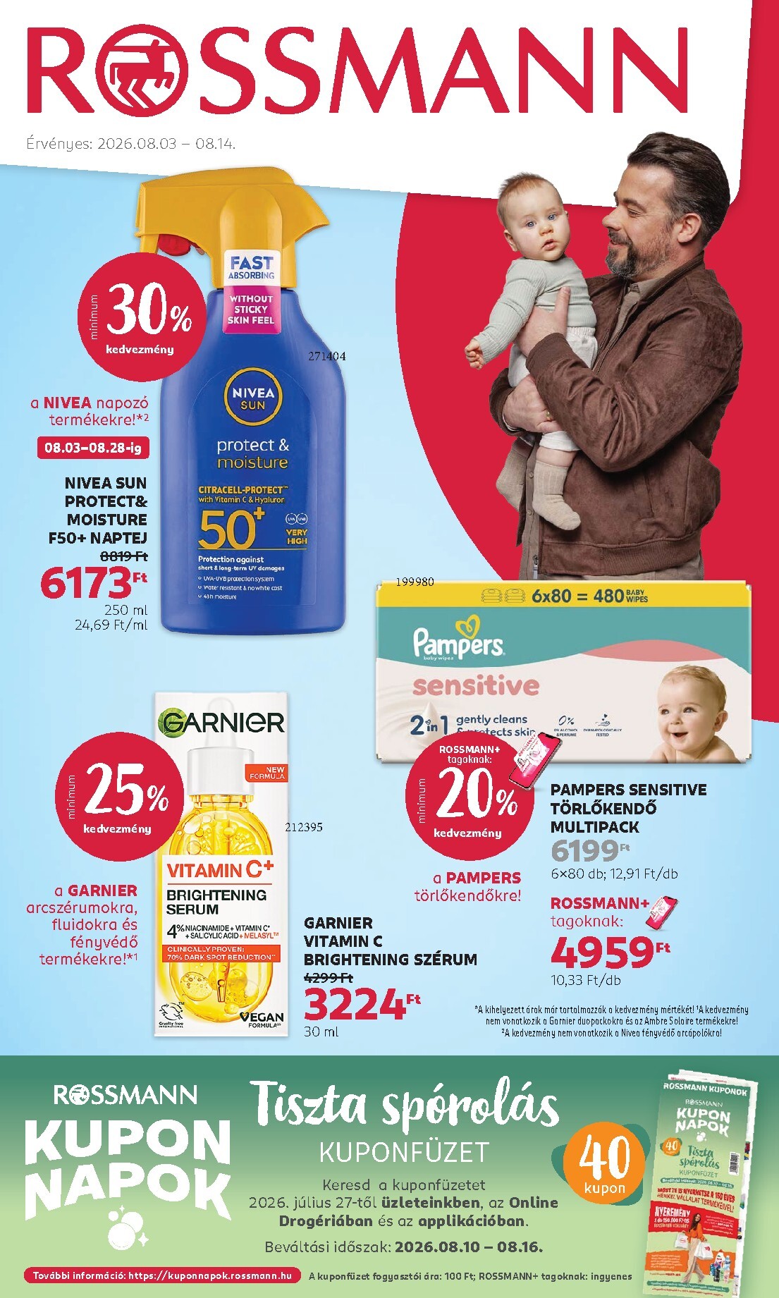 rossmann - Rossmann hirdetmény a következő hétre hétfőtől 2026.08.03.-tól péntektől 2026.08.14.-ig - page: 1