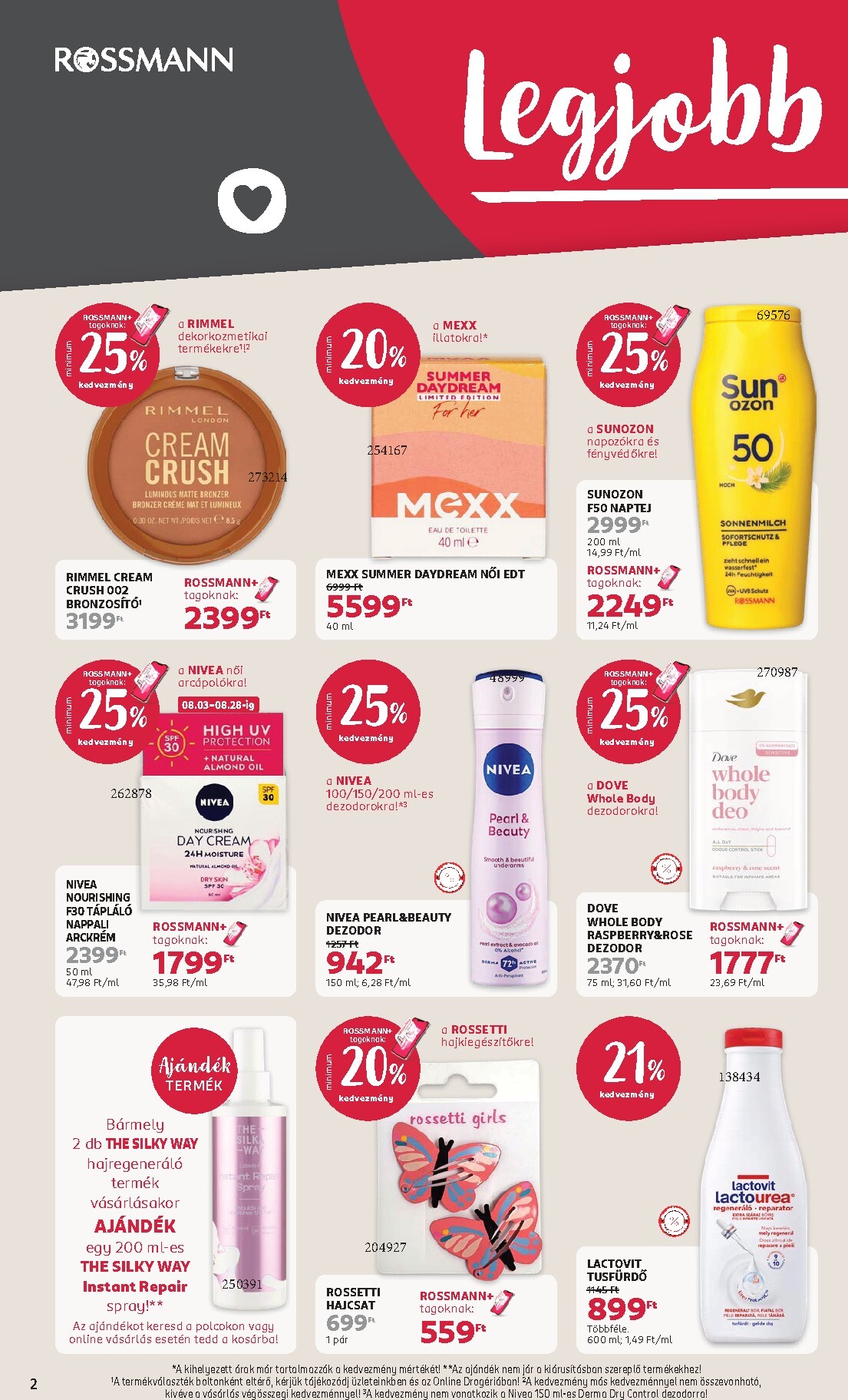 rossmann - Rossmann hirdetmény a következő hétre hétfőtől 2026.08.03.-tól péntektől 2026.08.14.-ig - page: 2