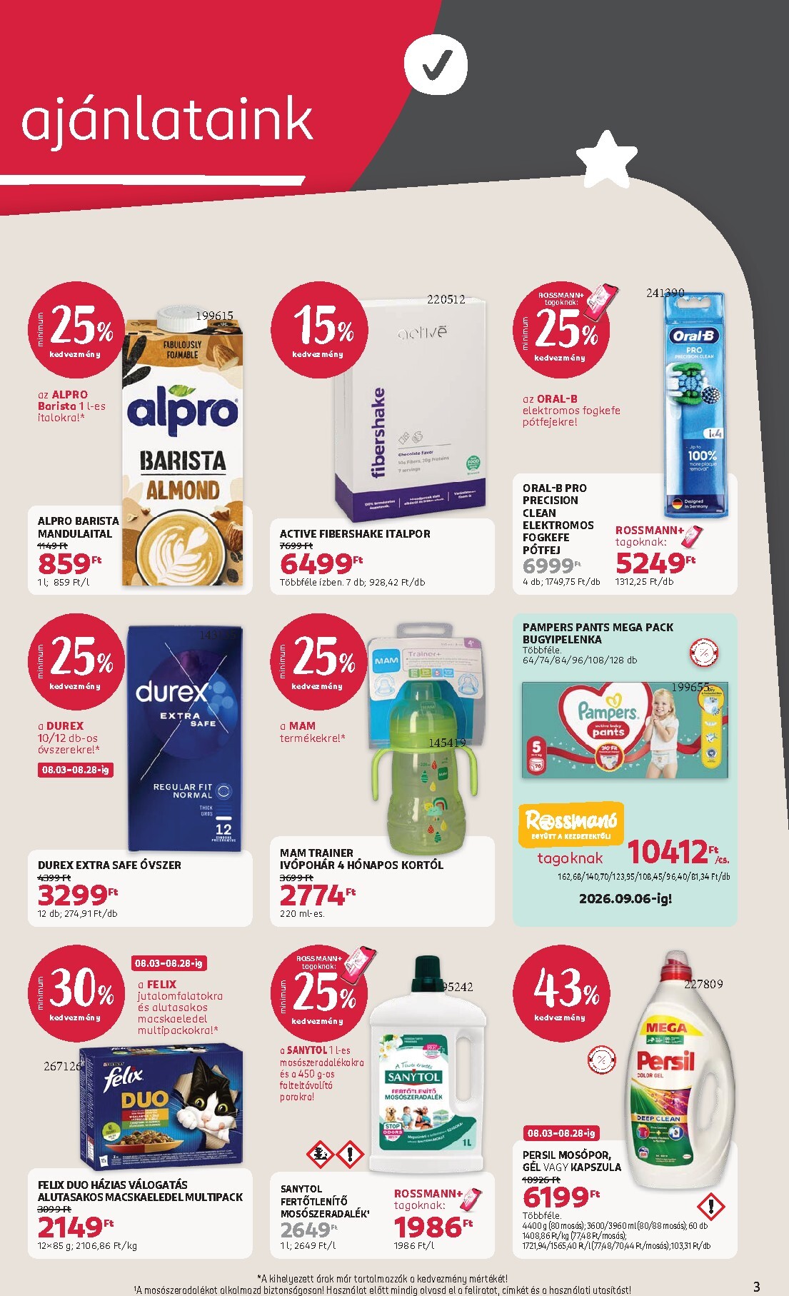 rossmann - Rossmann hirdetmény a következő hétre hétfőtől 2026.08.03.-tól péntektől 2026.08.14.-ig - page: 3