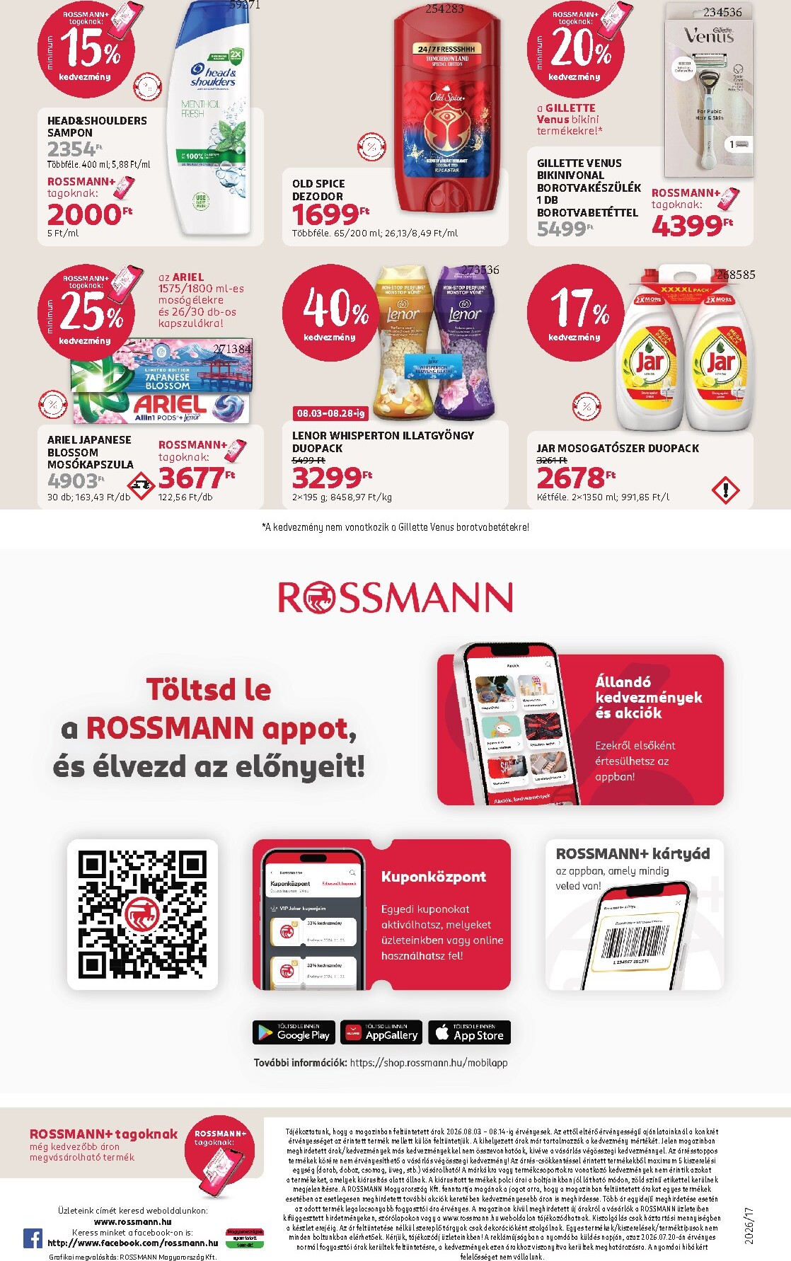 rossmann - Aktuális Rossmann szórólap érvényes hétfőtől 2026.08.03.-től péntektől 2026.08.14.-ig - page: 24