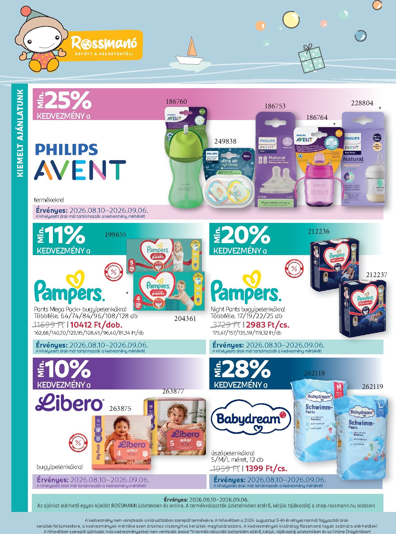rossmann - Rossmann - Babaprogram hirdetmény a következő hétre hétfőtől 2026.08.10.-tól vasárnaptól 2026.09.06.-ig - page: 2