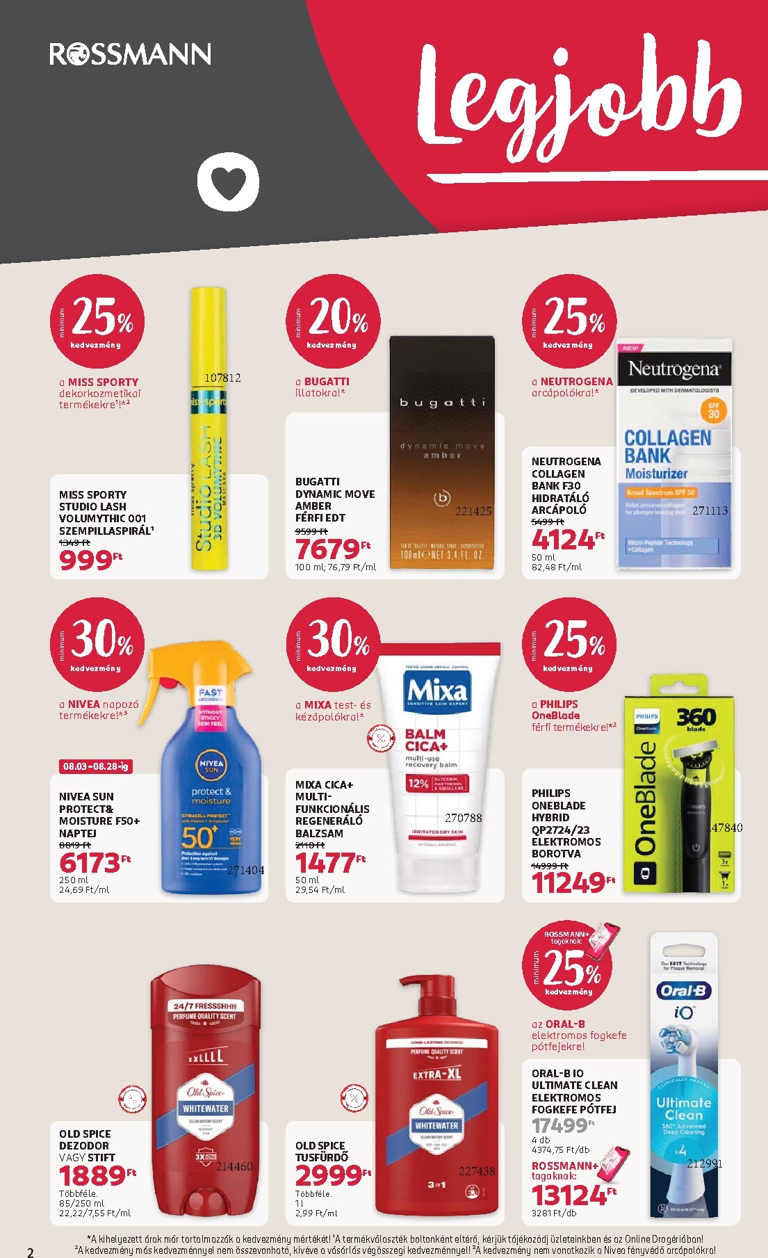 rossmann - Rossmann hirdetmény a következő hétre hétfőtől 2026.08.17.-tól péntektől 2026.08.28.-ig - page: 2