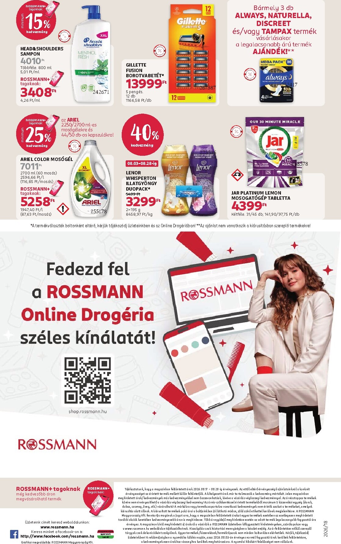 rossmann - Rossmann hirdetmény a következő hétre hétfőtől 2026.08.17.-tól péntektől 2026.08.28.-ig - page: 24