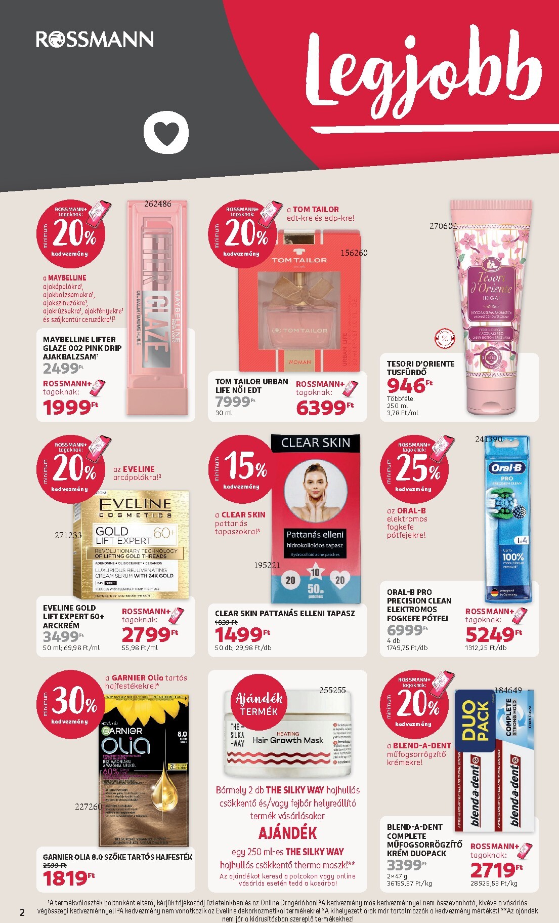 rossmann - Rossmann hirdetmény a következő hétre hétfőtől 2026.08.31.-tól péntektől 2026.09.04.-ig - page: 2