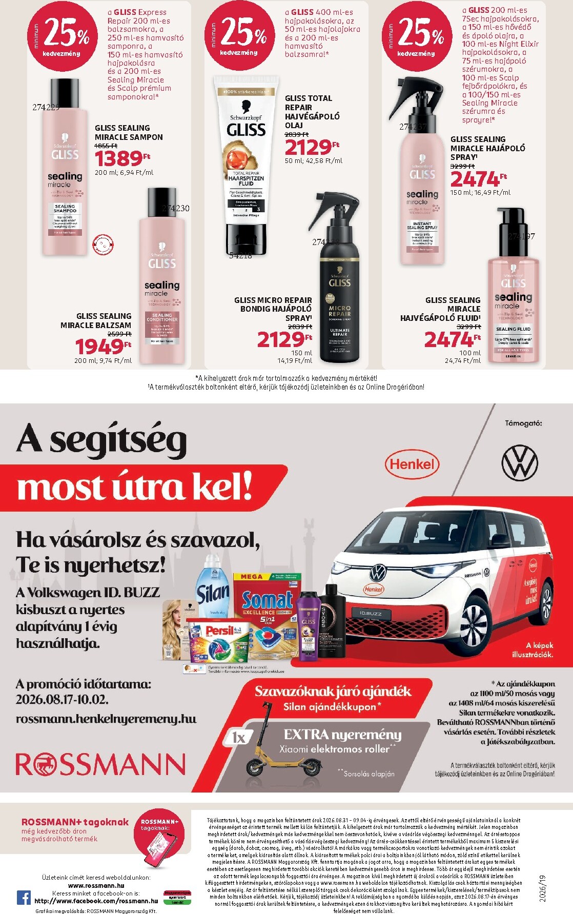 rossmann - Rossmann hirdetmény a következő hétre hétfőtől 2026.08.31.-tól péntektől 2026.09.04.-ig - page: 24