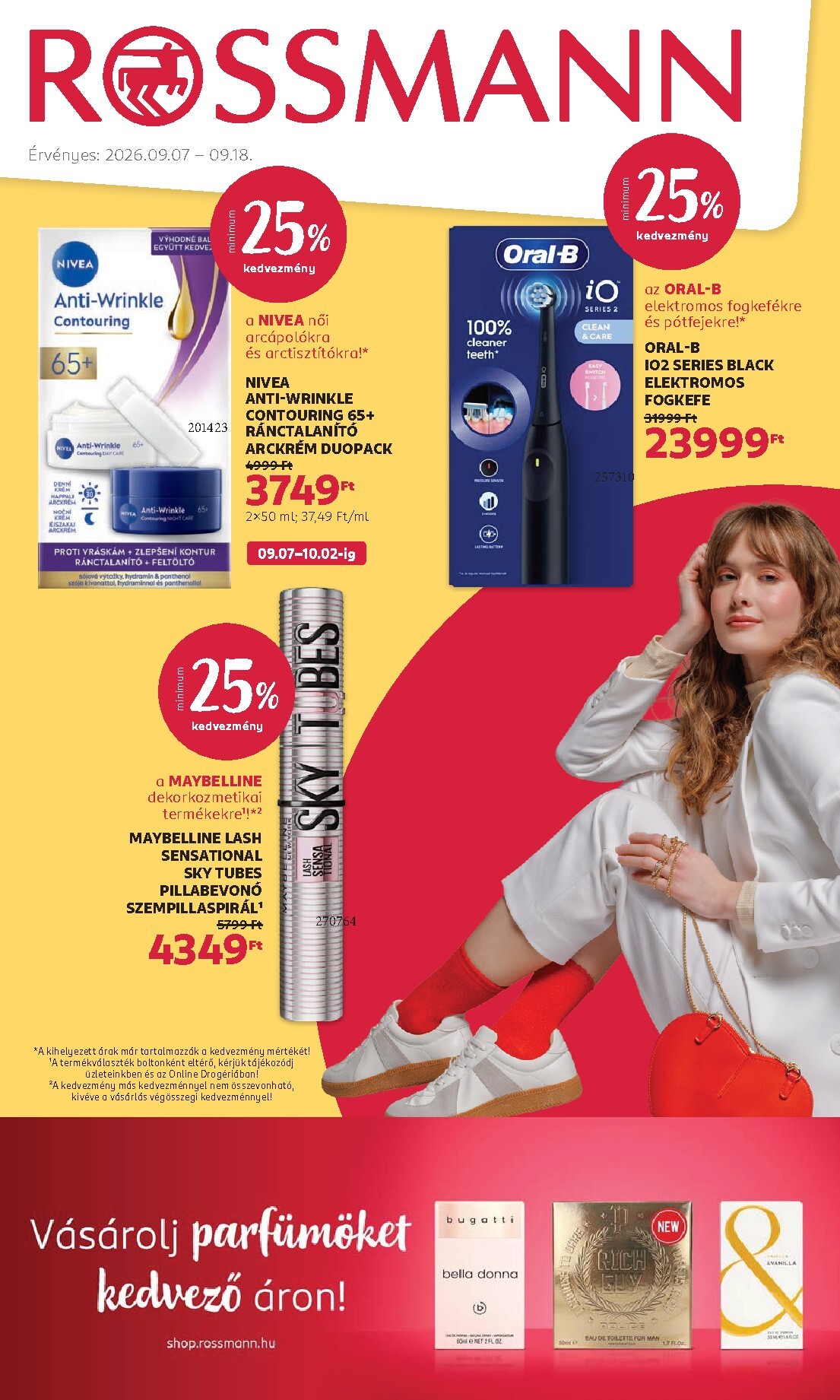 rossmann - Rossmann hirdetmény a következő hétre hétfőtől 2026.09.07.-tól péntektől 2026.09.18.-ig