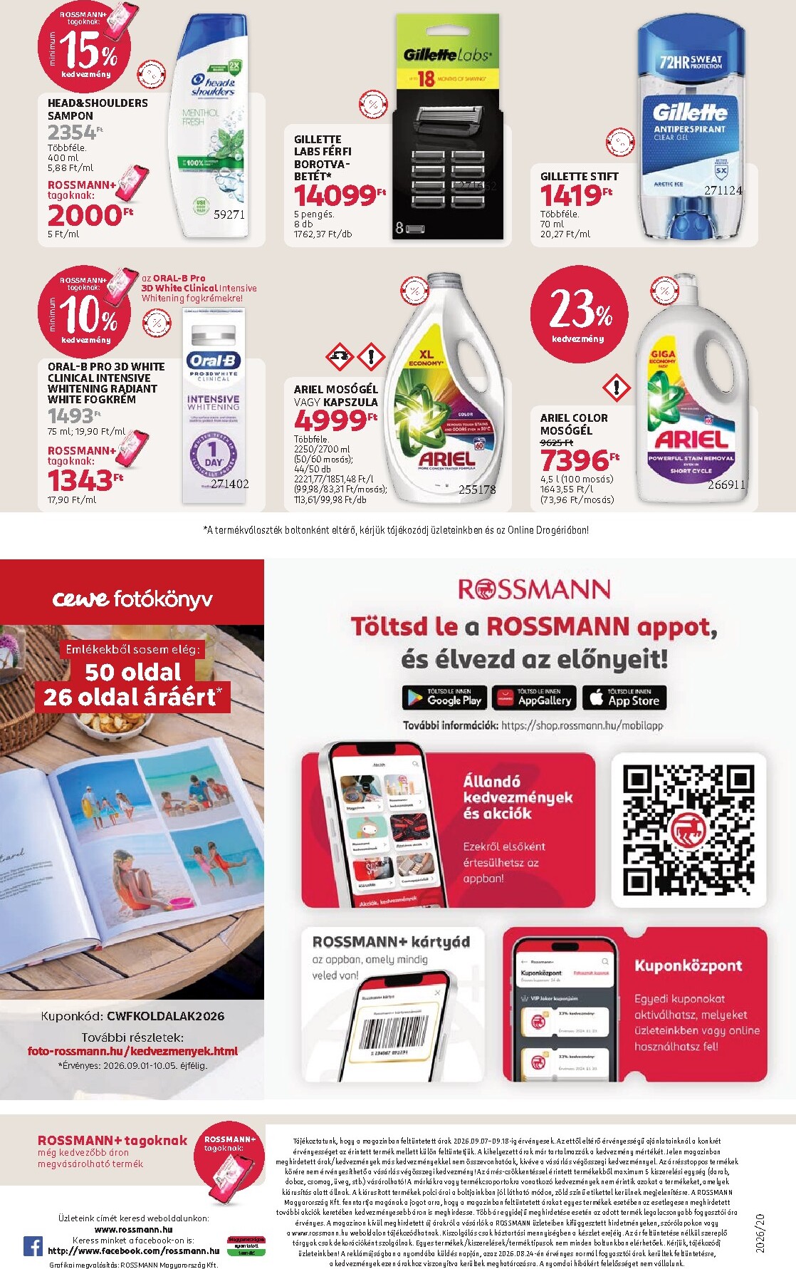 rossmann - Rossmann hirdetmény a következő hétre hétfőtől 2026.09.07.-tól péntektől 2026.09.18.-ig - page: 24