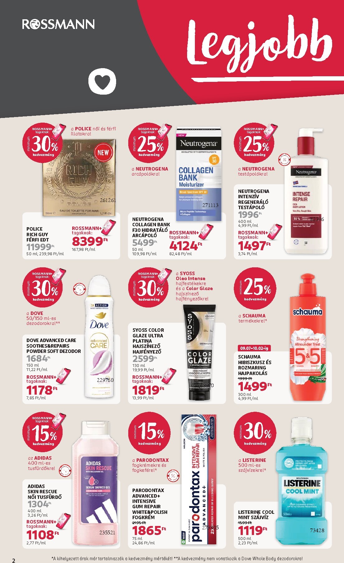rossmann - Rossmann hirdetmény a következő hétre hétfőtől 2026.09.07.-tól péntektől 2026.09.18.-ig - page: 2