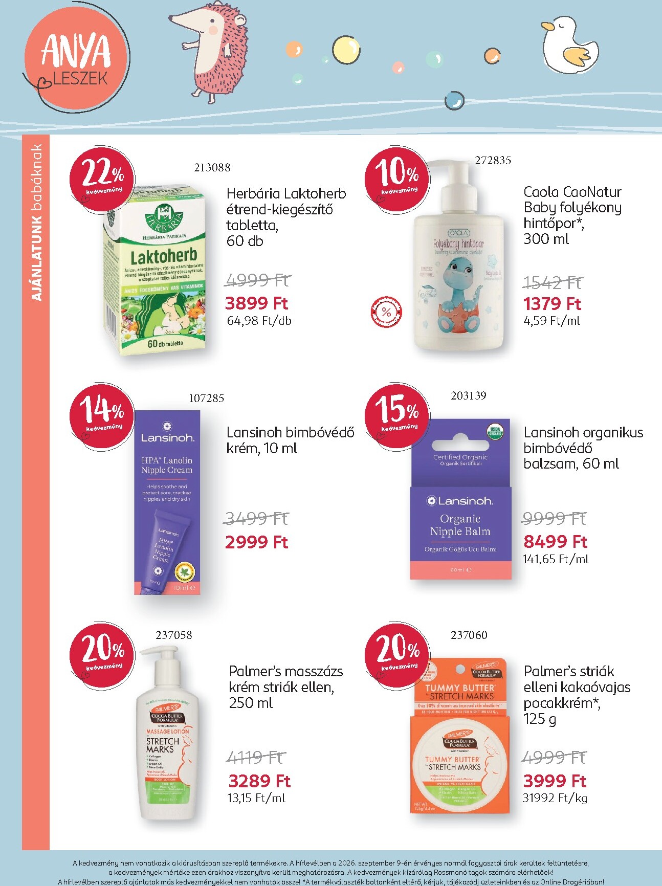 rossmann - Rossmann - Babaprogram hirdetmény a következő hétre hétfőtől 2026.09.14.-tól vasárnaptól 2026.10.11.-ig - page: 7