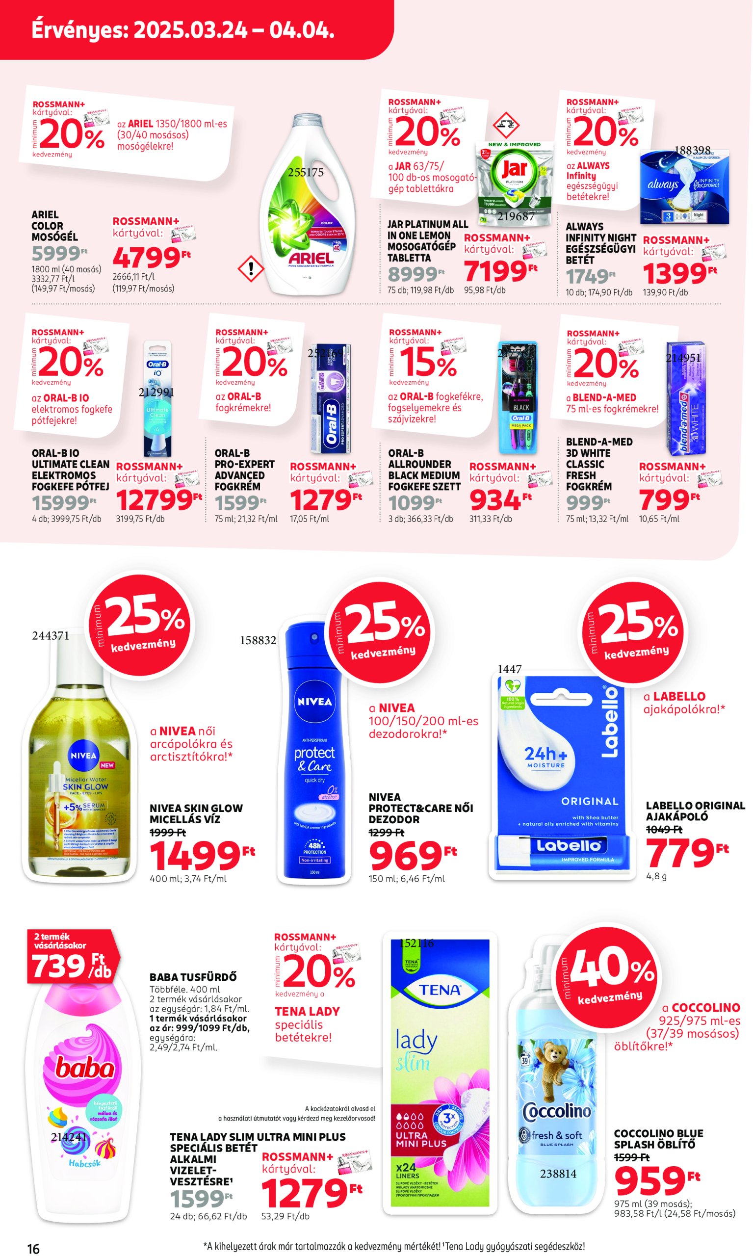 rossmann - Rossmann akciós újság, érvényes 03.24. - 04.18. - page: 18