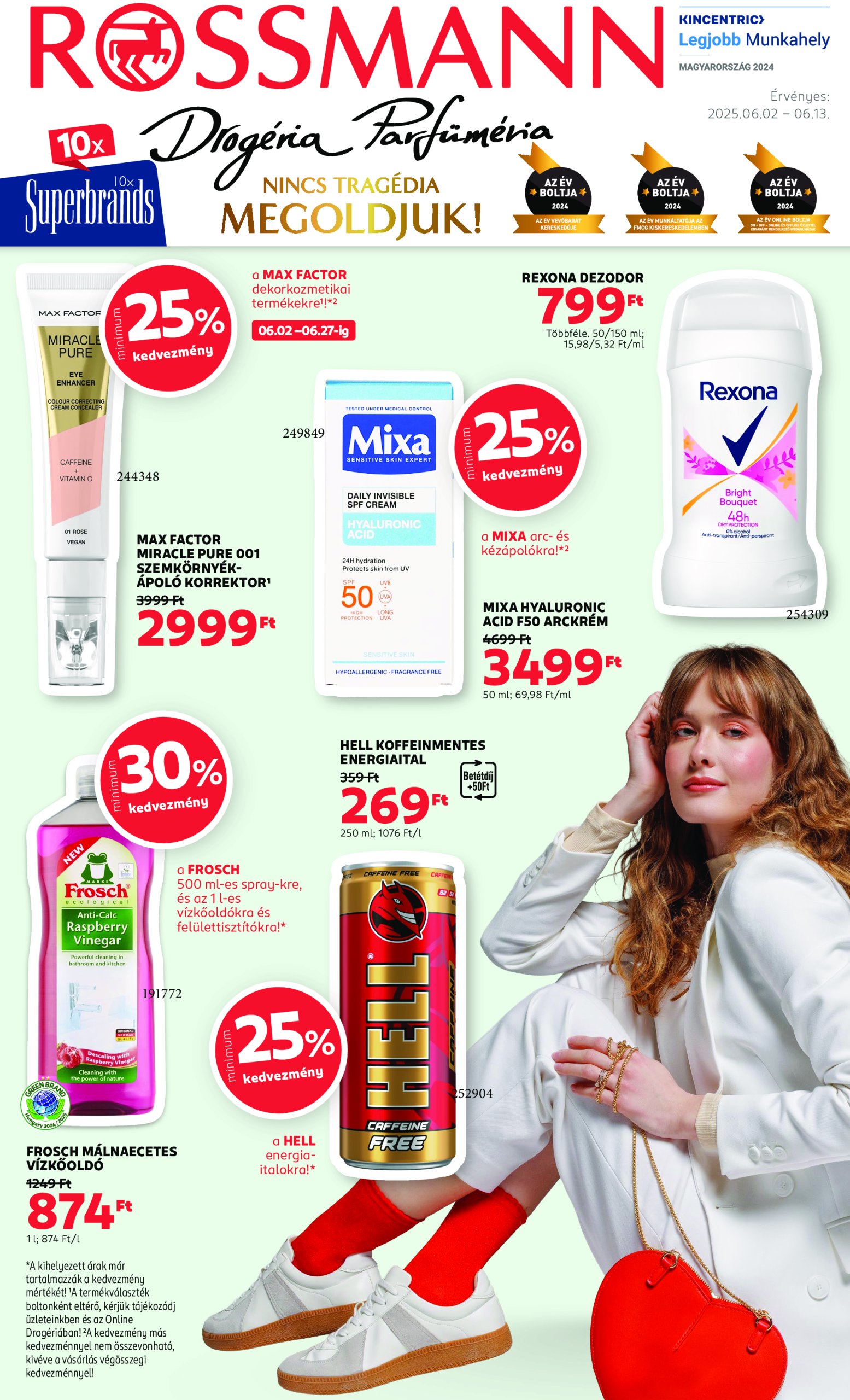 rossmann - Rossmann akciós újság, érvényes 06.02. - 06.13. - page: 1 rossmann - Rossmann akciós újság, érvényes 06.02. - 06.13. - page: 1
