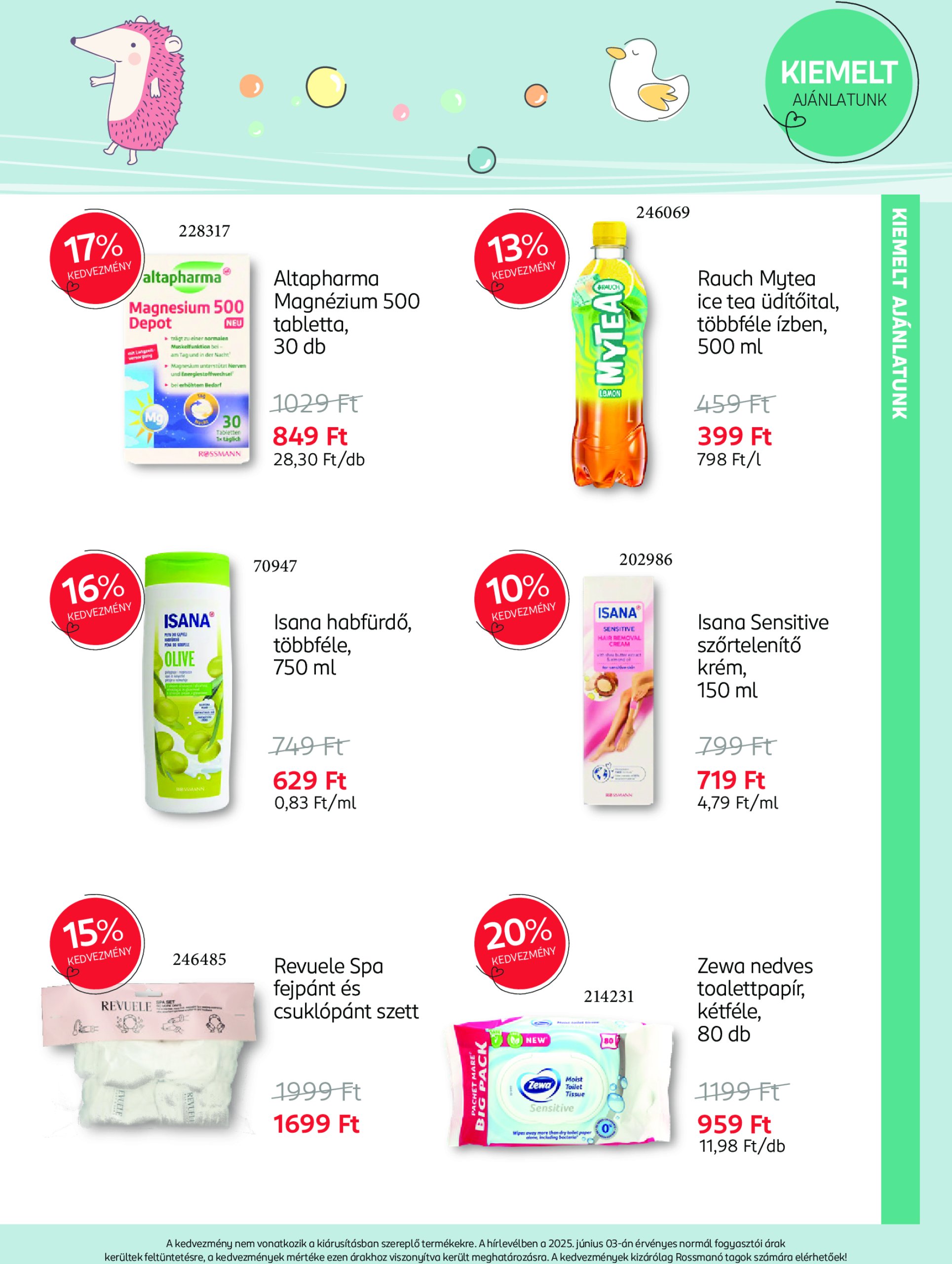 rossmann - Rossmann - Babaprogram akciós újság, érvényes 06.09. - 07.06. - page: 3