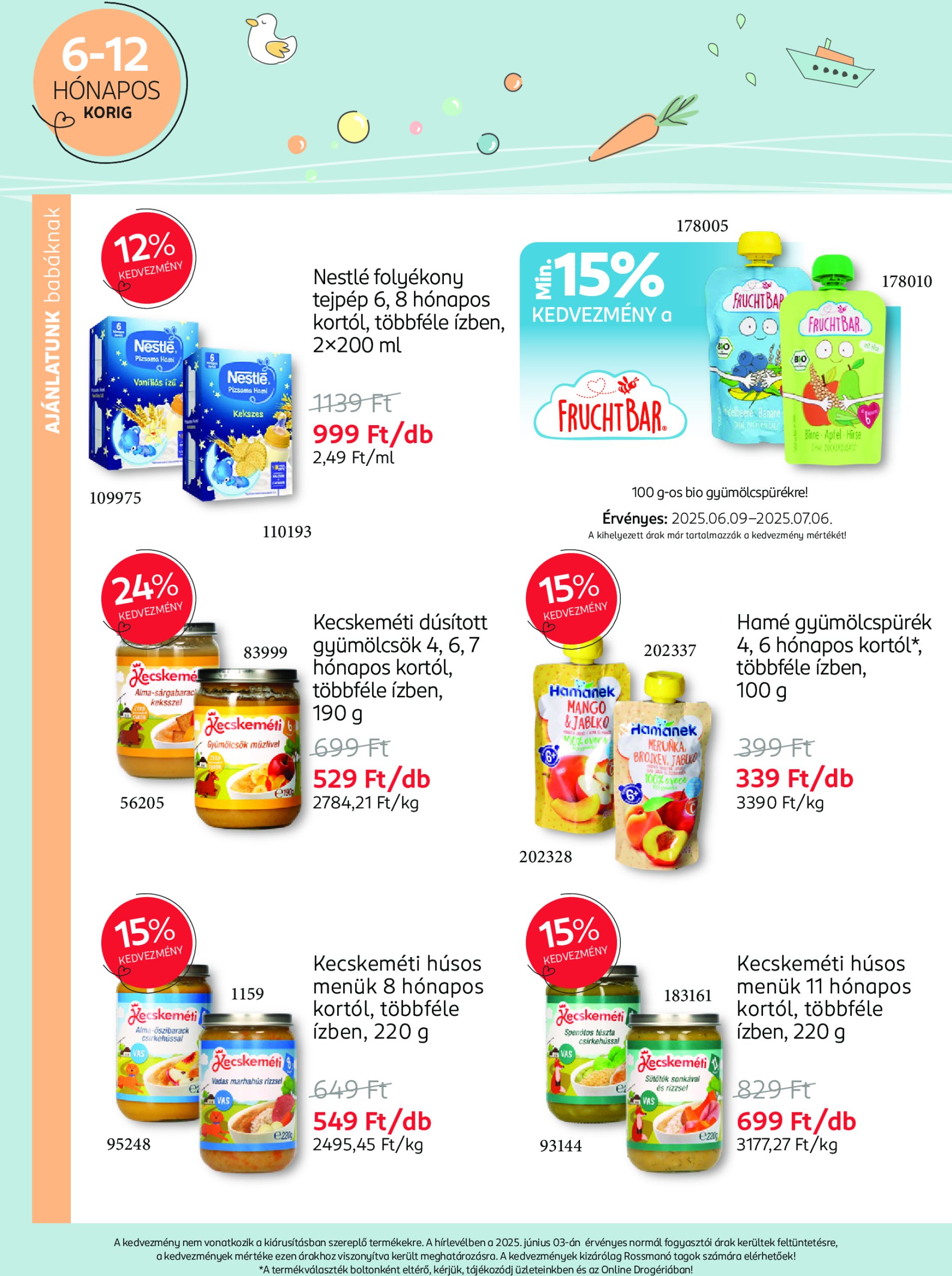 rossmann - Rossmann - Babaprogram akciós újság, érvényes 06.09. - 07.06. - page: 8