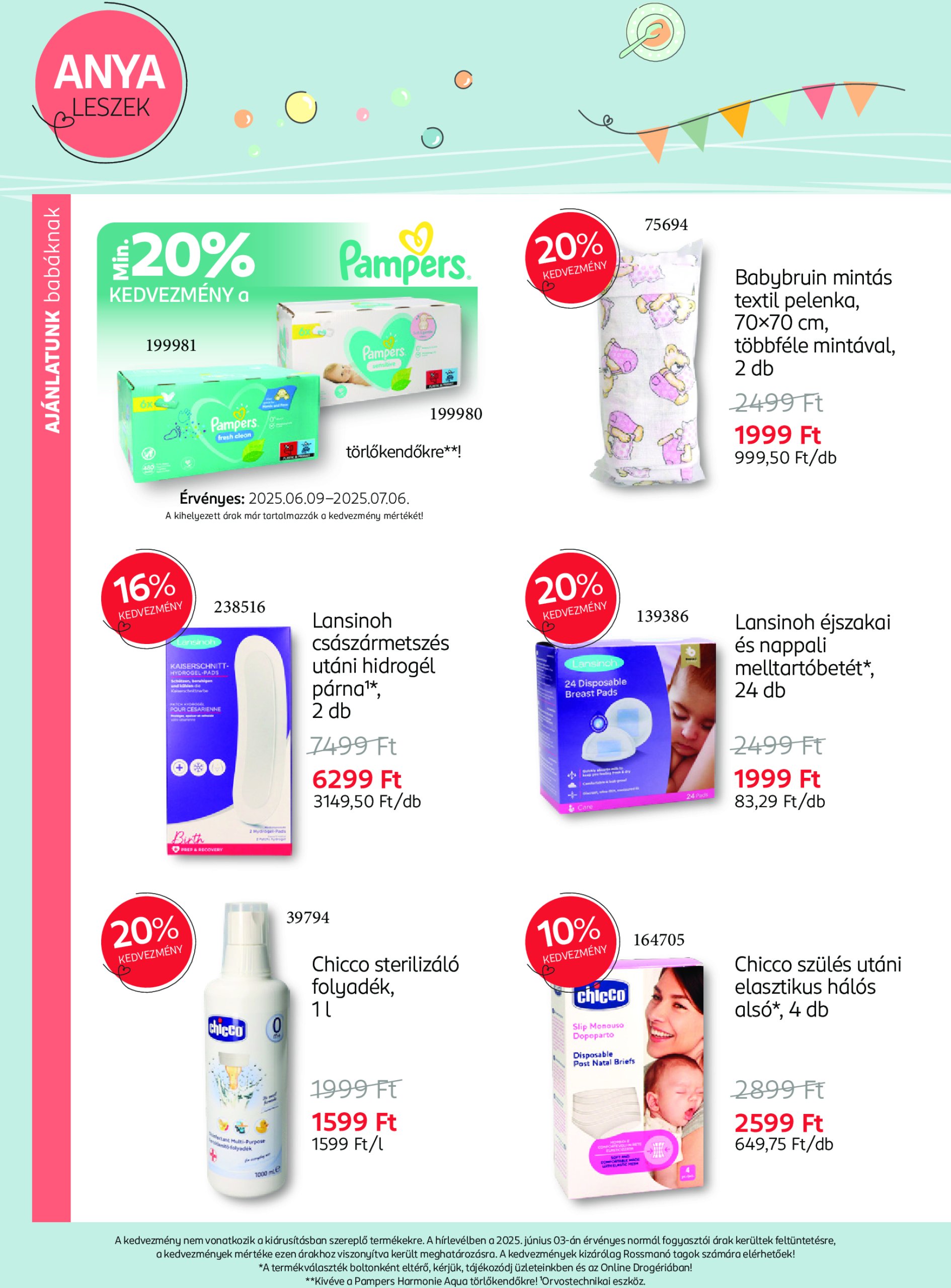 rossmann - Rossmann - Babaprogram akciós újság, érvényes 06.09. - 07.06. - page: 6