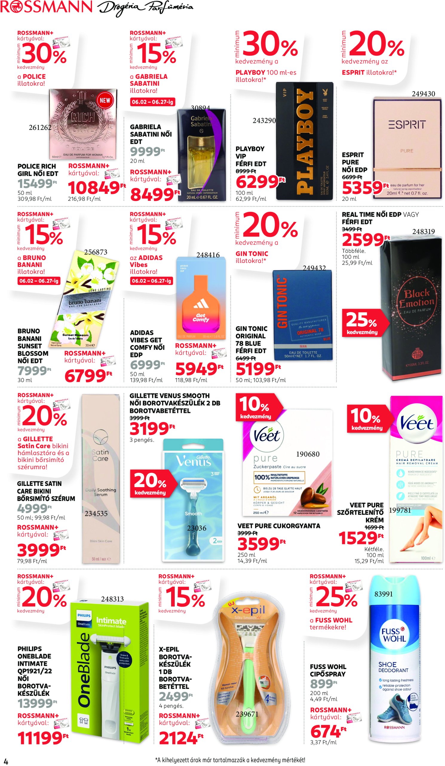 rossmann - Rossmann akciós újság, érvényes 06.16. - 06.27. - page: 4