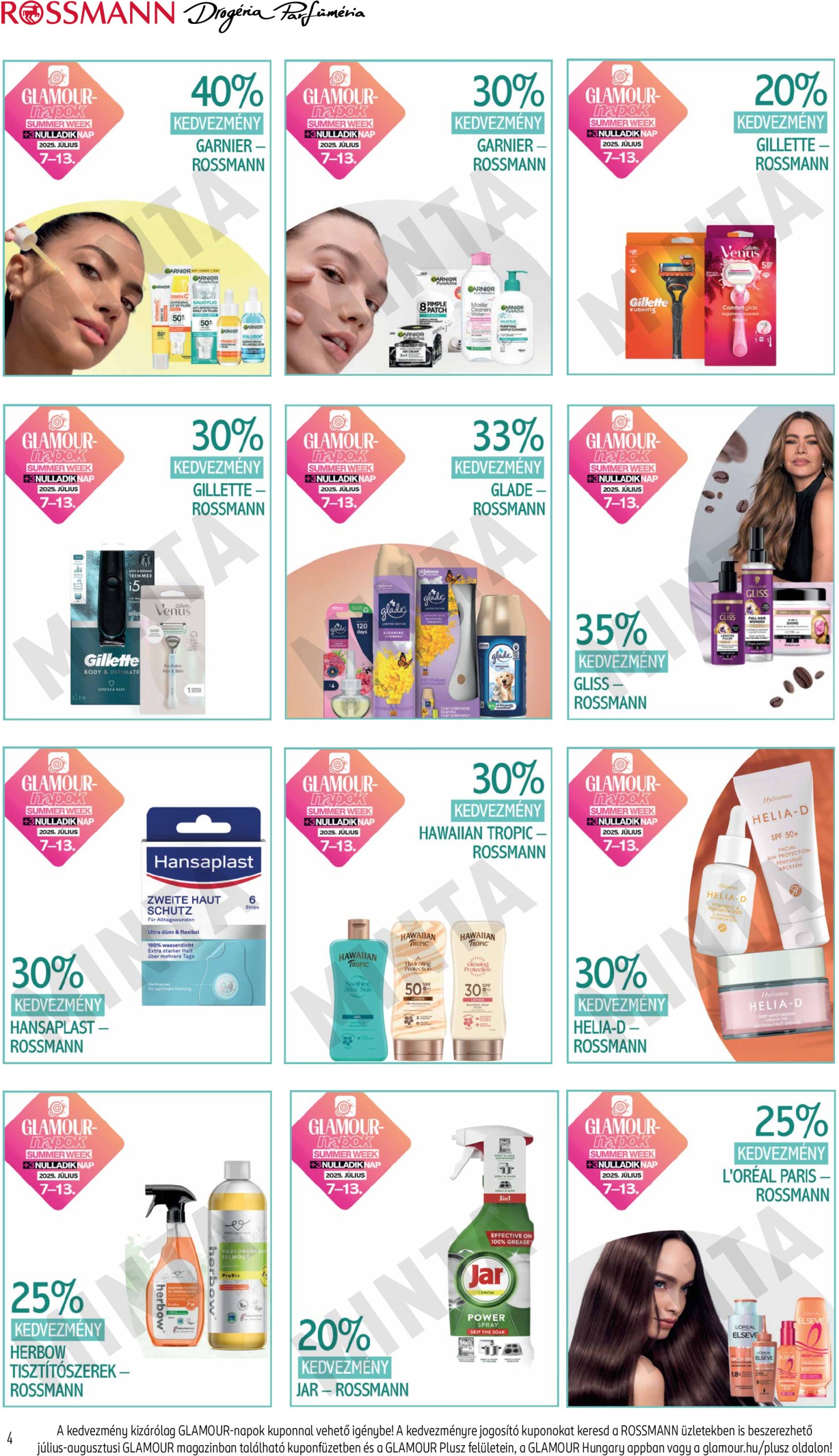 rossmann - Rossmann - Glamour-napok akciós újság, érvényes 07.07. - 07.13. - page: 4