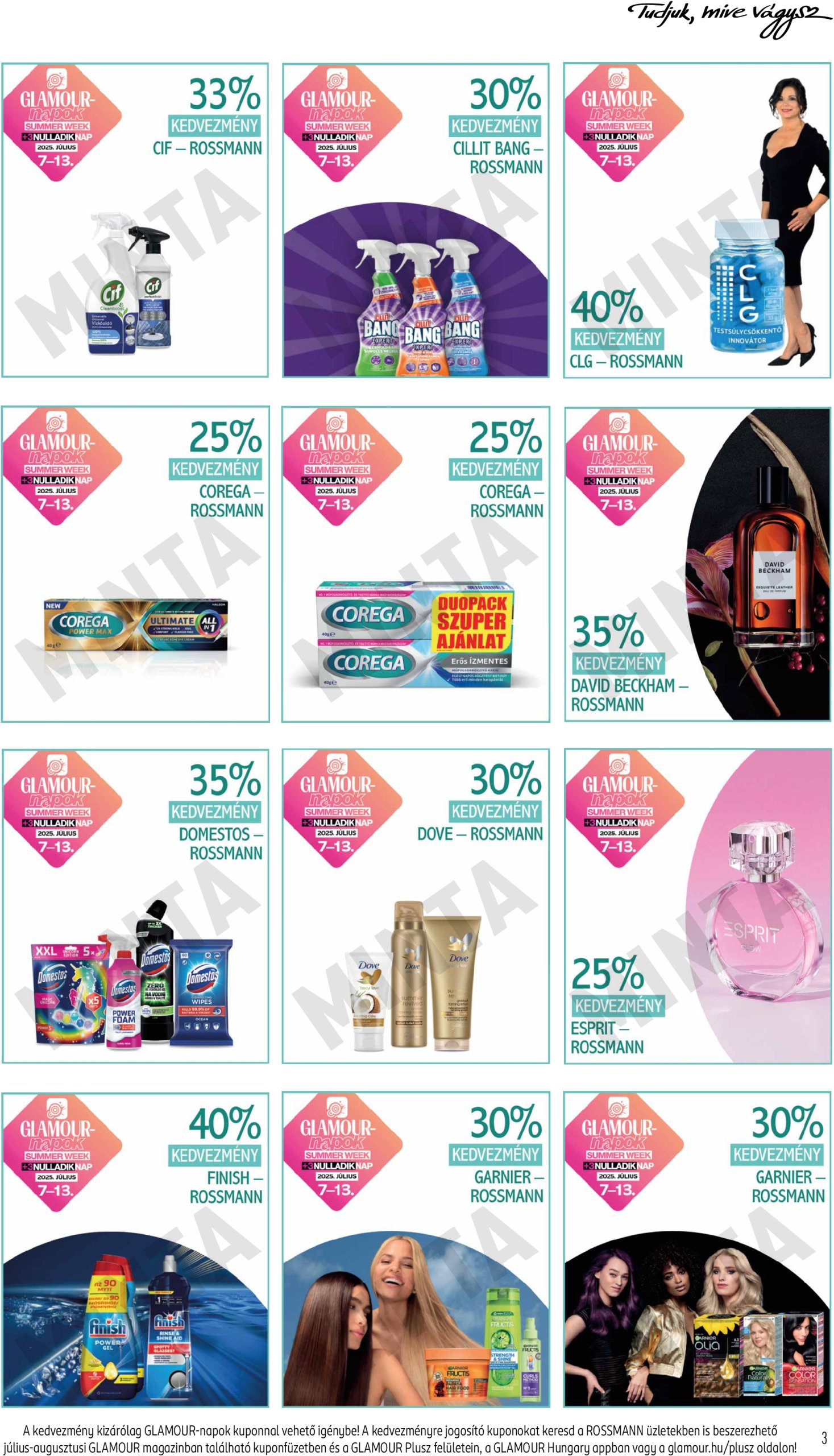 rossmann - Rossmann - Glamour-napok akciós újság, érvényes 07.07. - 07.13. - page: 3