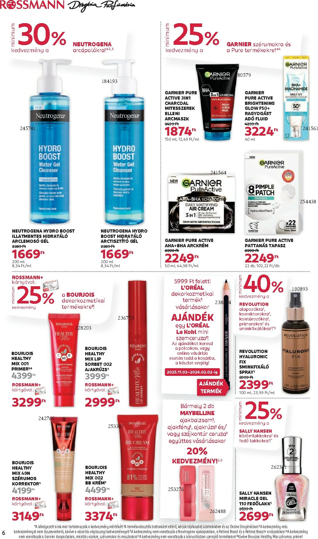 rossmann - Rossmann akciós újság, érvényes 11.03. - 11.14. - page: 6