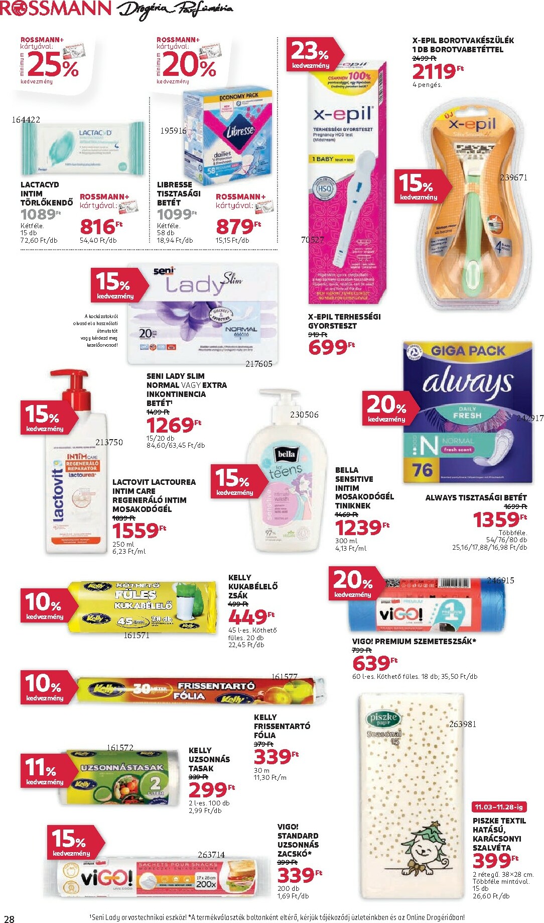 rossmann - Rossmann akciós újság, érvényes 11.03. - 11.14. - page: 30