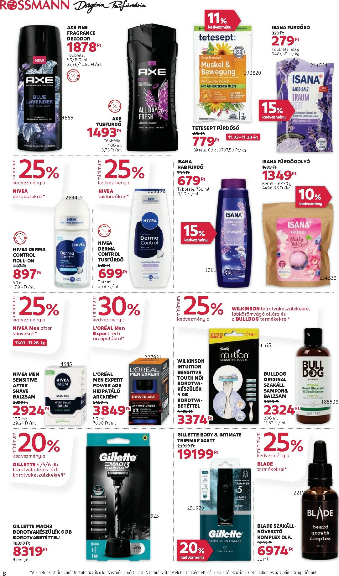 rossmann - Rossmann akciós újság, érvényes 11.03. - 11.14. - page: 8