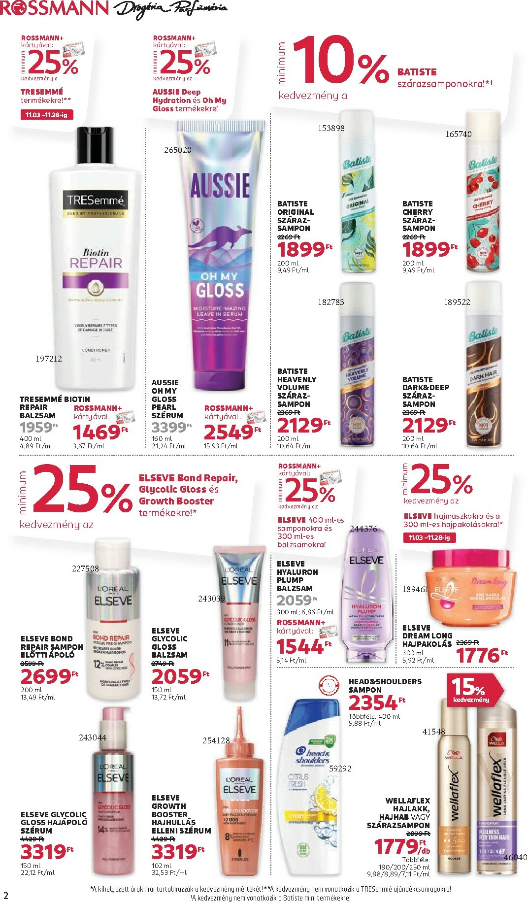 rossmann - Rossmann akciós újság, érvényes 11.17. - 11.28. - page: 2