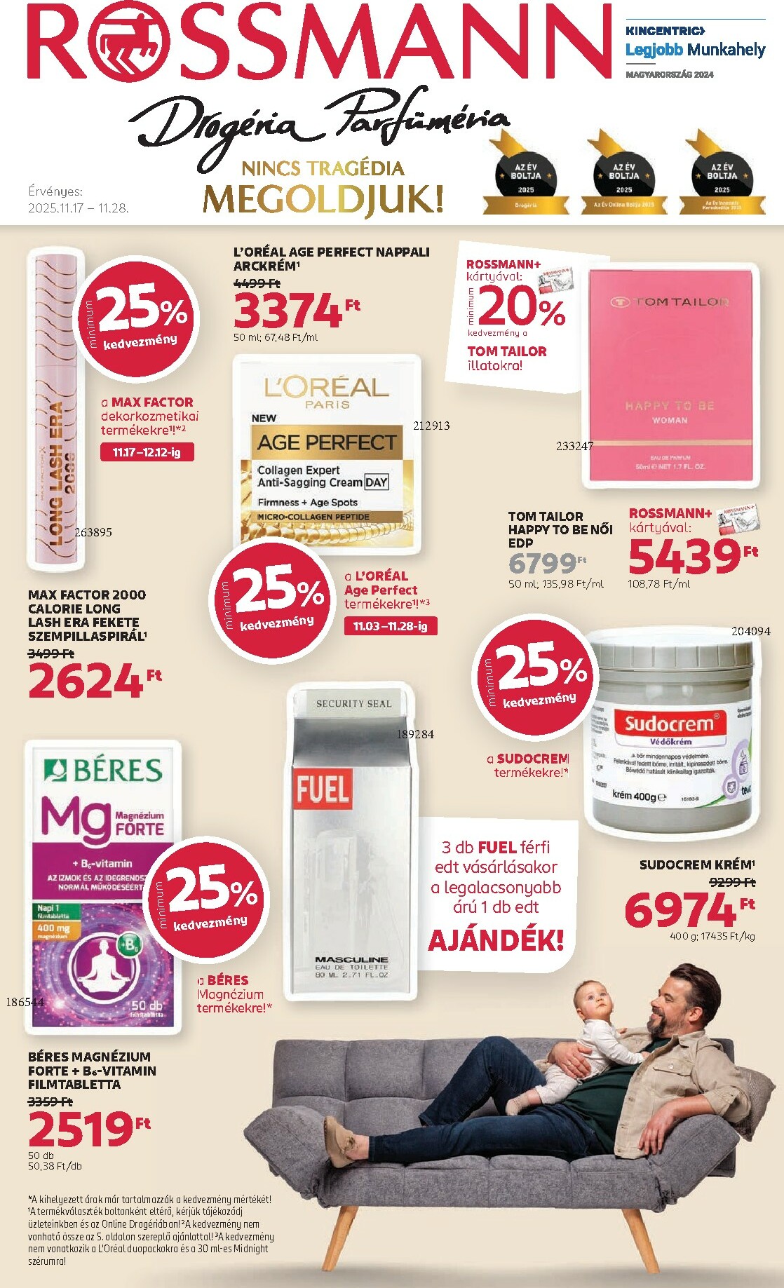 rossmann - Rossmann akciós újság, érvényes 11.17. - 11.28.