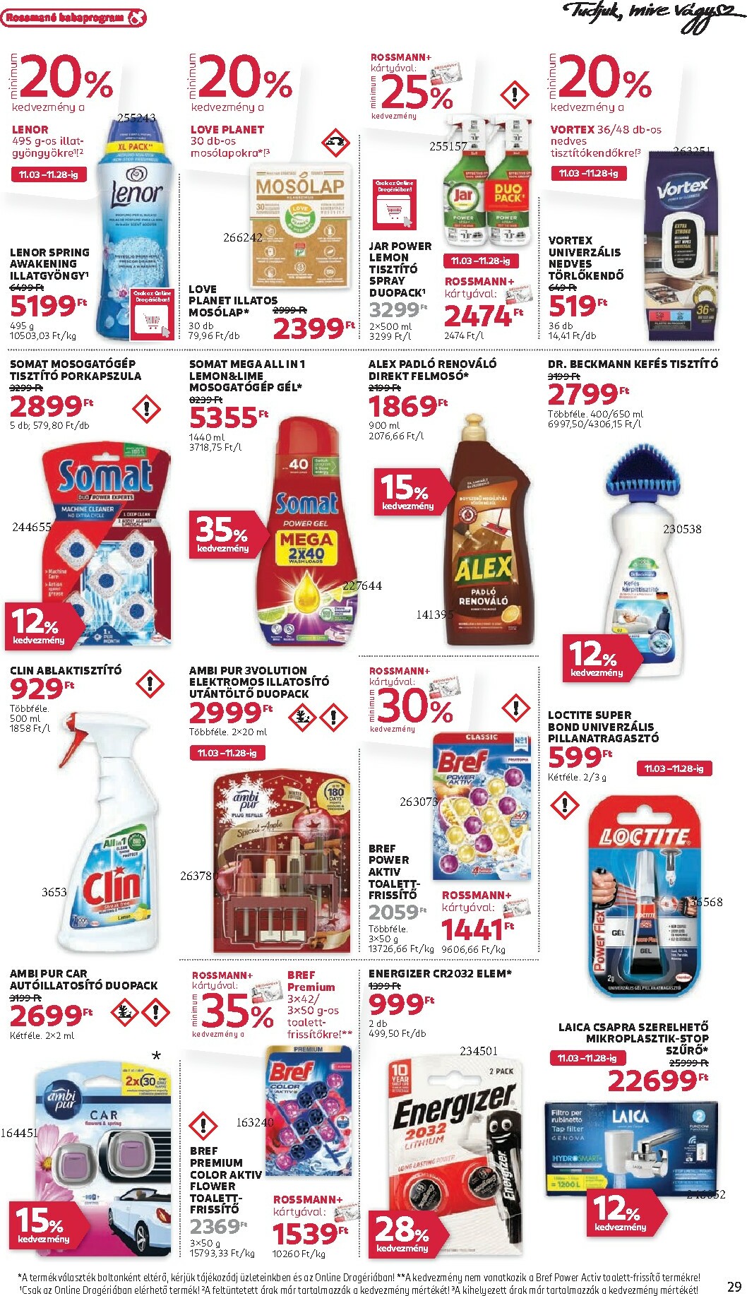 rossmann - Rossmann akciós újság, érvényes 11.17. - 11.28. - page: 33