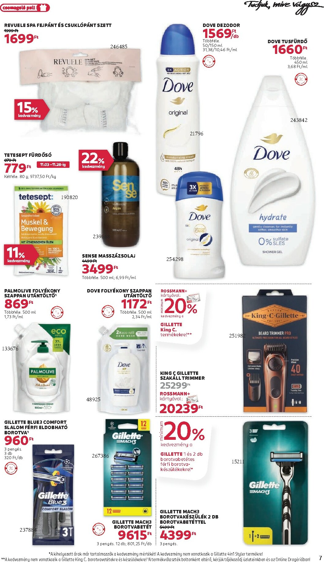 rossmann - Rossmann akciós újság, érvényes 11.17. - 11.28. - page: 7