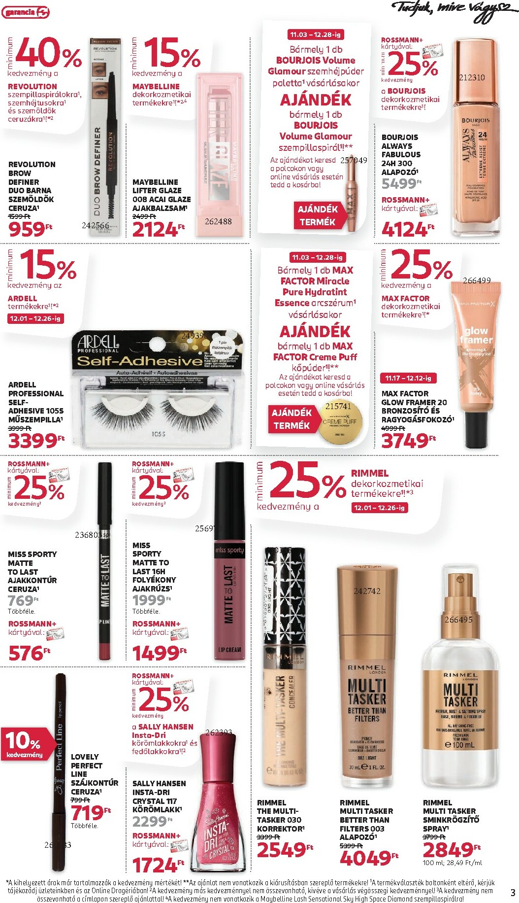 rossmann - Rossmann akciós újság, érvényes 12.01. - 12.12. - page: 3
