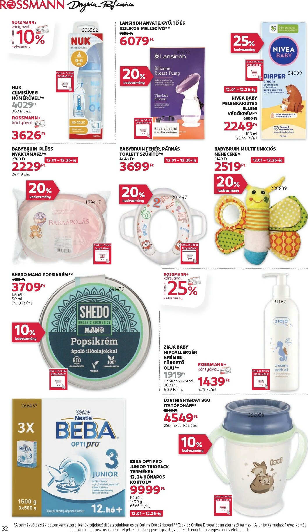 rossmann - Rossmann akciós újság, érvényes 12.01. - 12.12. - page: 36