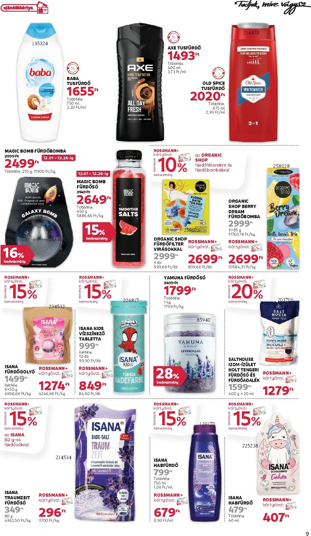 rossmann - Rossmann akciós újság, érvényes 12.01. - 12.12. - page: 9
