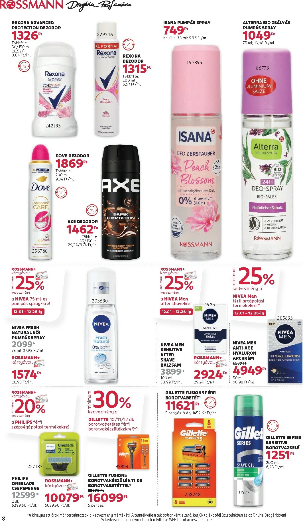 rossmann - Rossmann akciós újság, érvényes 12.01. - 12.12. - page: 8