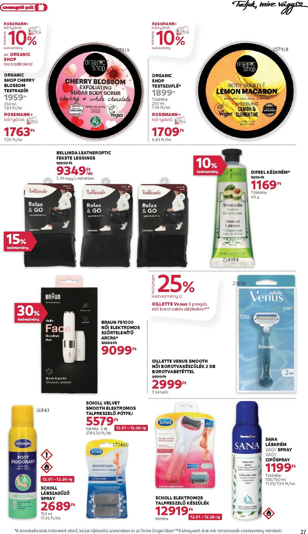 rossmann - Rossmann akciós újság, érvényes 12.01. - 12.12. - page: 29