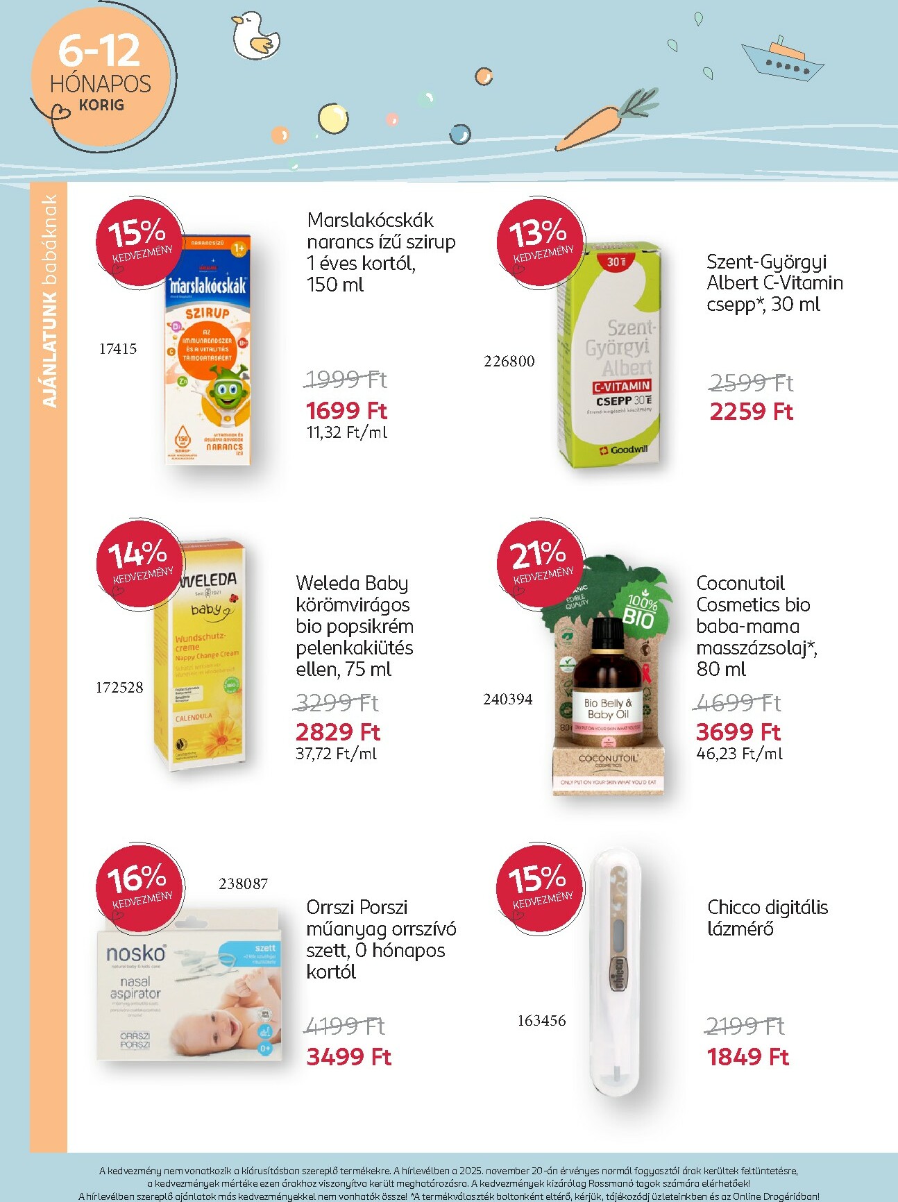 rossmann - Rossmann - Babaprogram akciós újság, érvényes 12.08. - 01.11. - page: 8