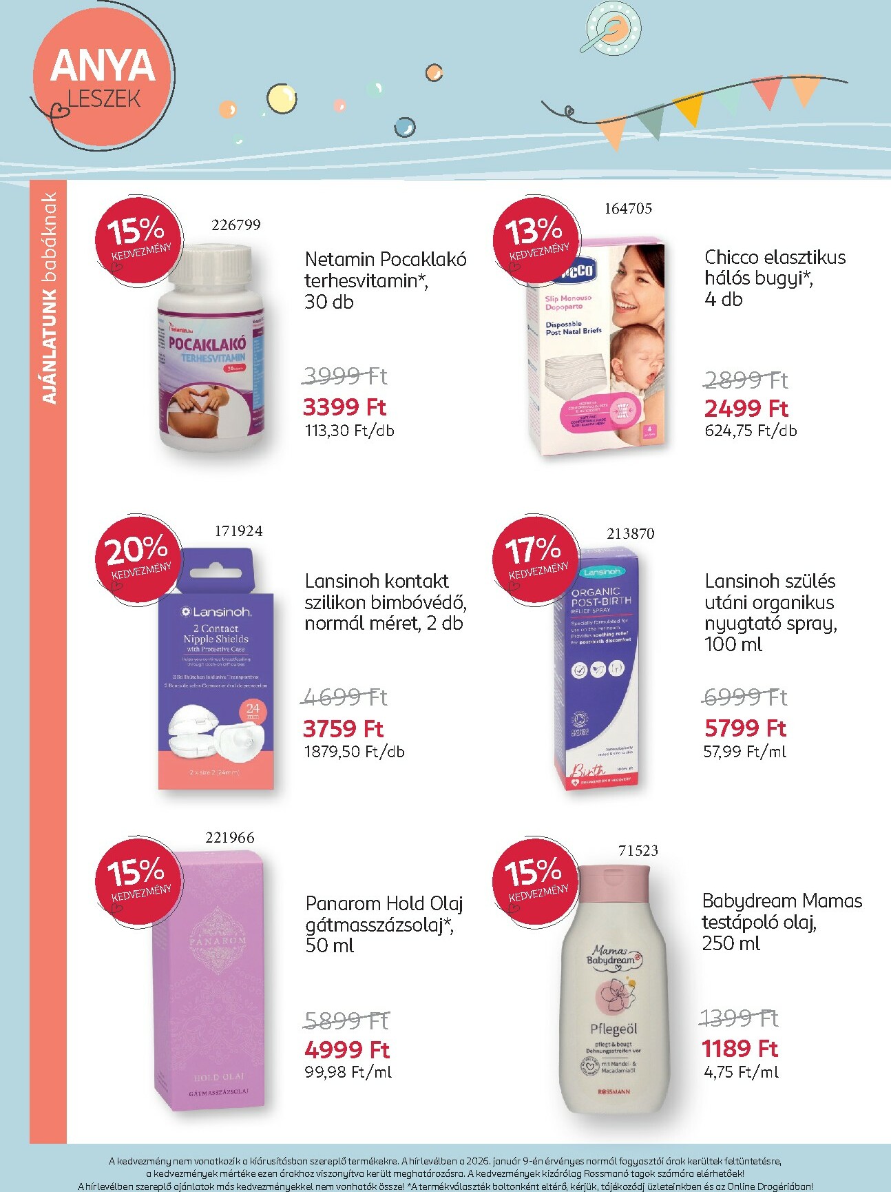 rossmann - Rossmann - Babaprogram akciós újság, érvényes 01.12. - 02.08. - page: 6