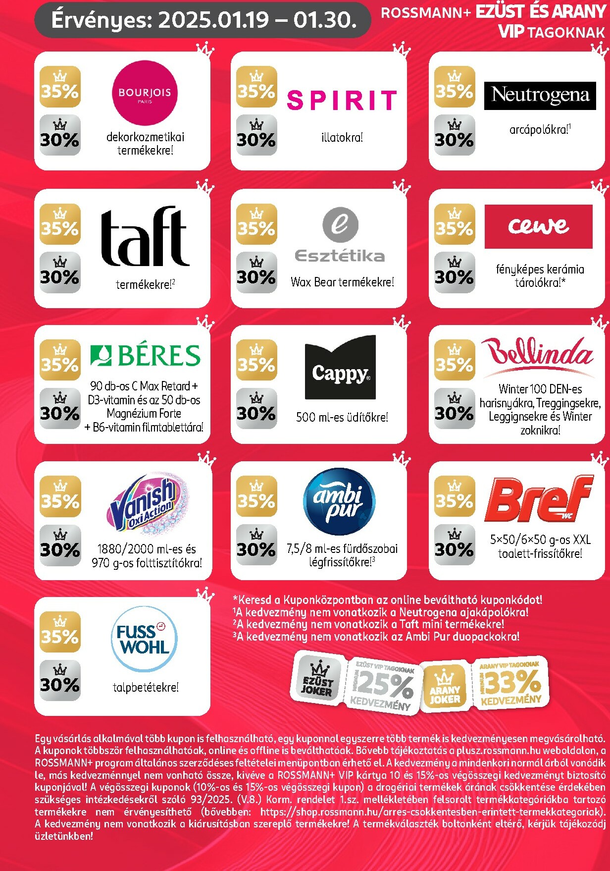 rossmann - Rossmann - Kuponjaid akciós újság, érvényes 01.19. - 01.30. - page: 3