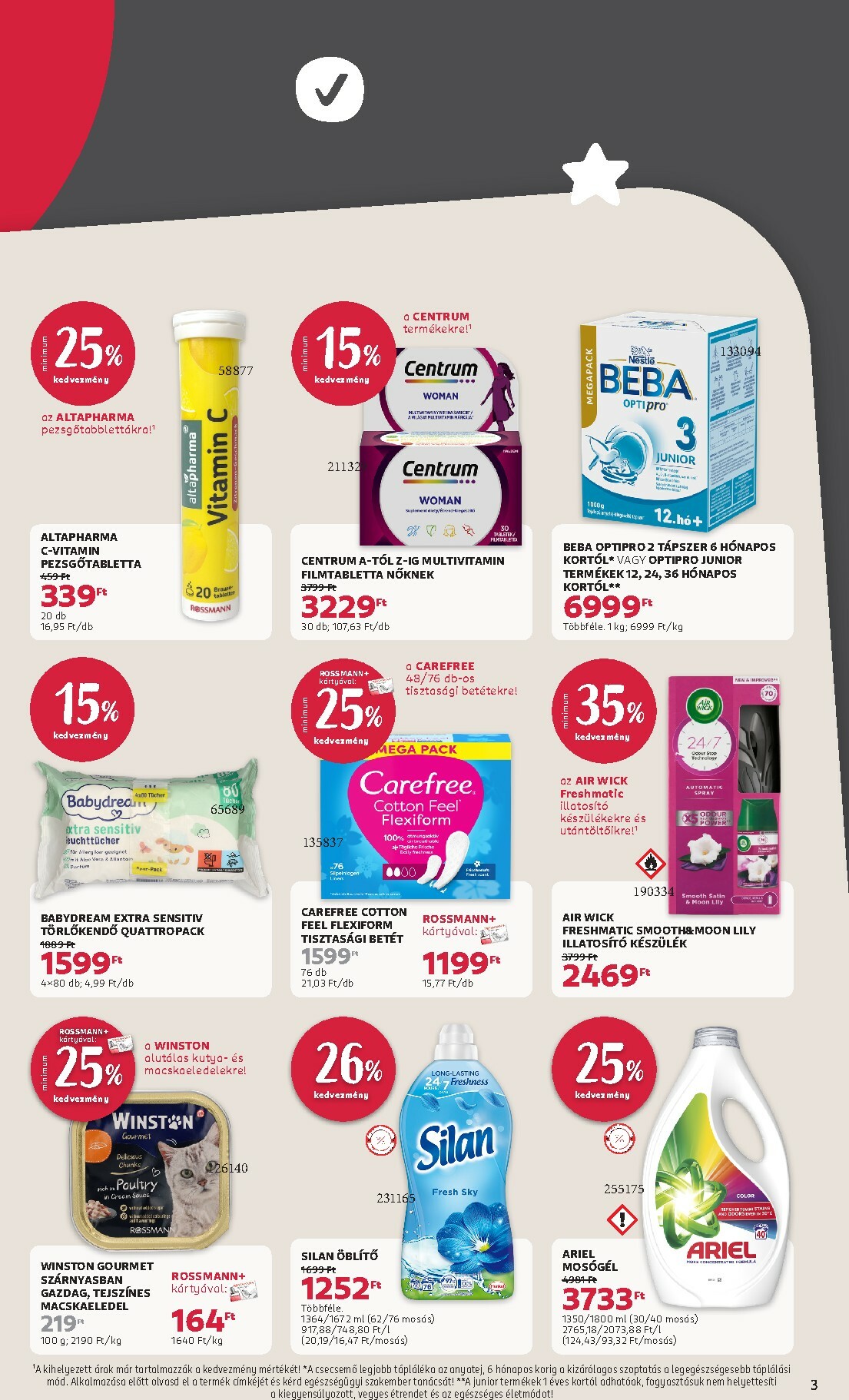rossmann - Rossmann akciós újság, érvényes 01.19. - 01.30. - page: 3