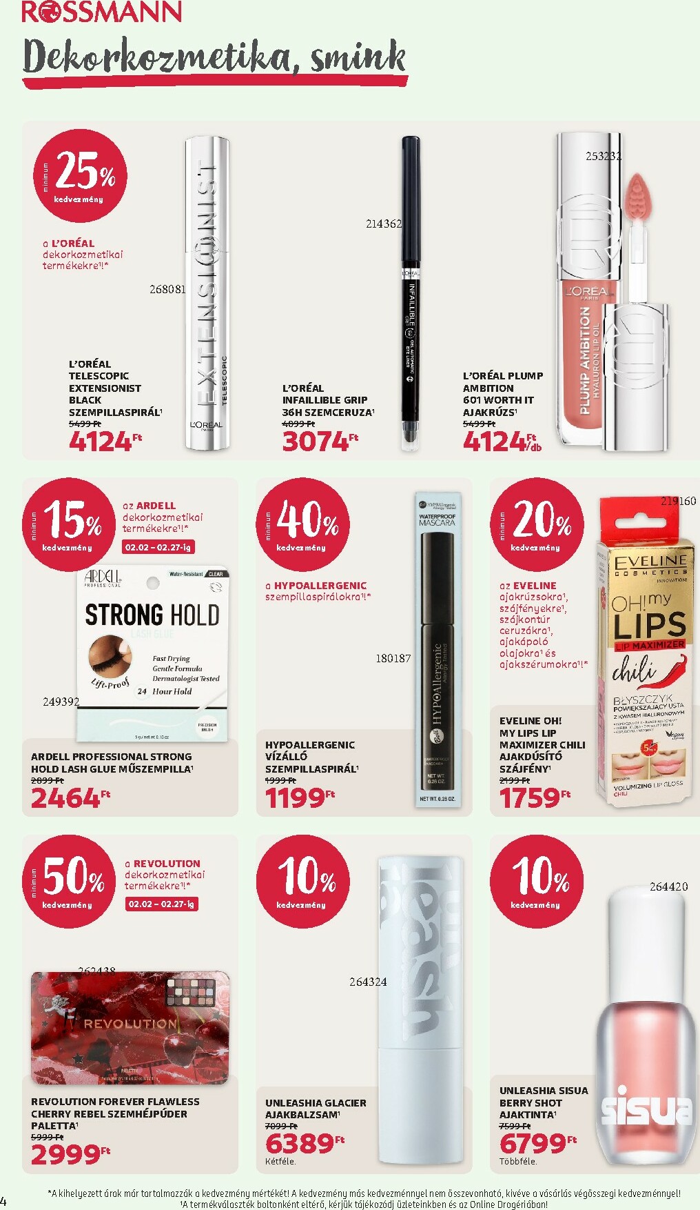 rossmann - Rossmann akciós újság, érvényes 02.02. - 02.13. - page: 4