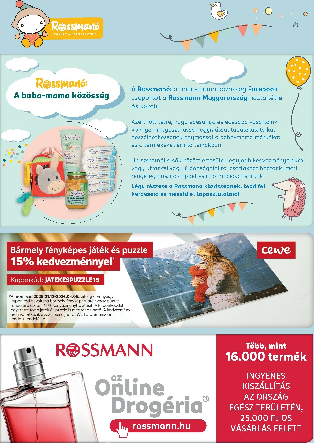 rossmann - Rossmann - Babaprogram akciós újság, érvényes 2026.02.09. - 2026.03.08. - page: 11