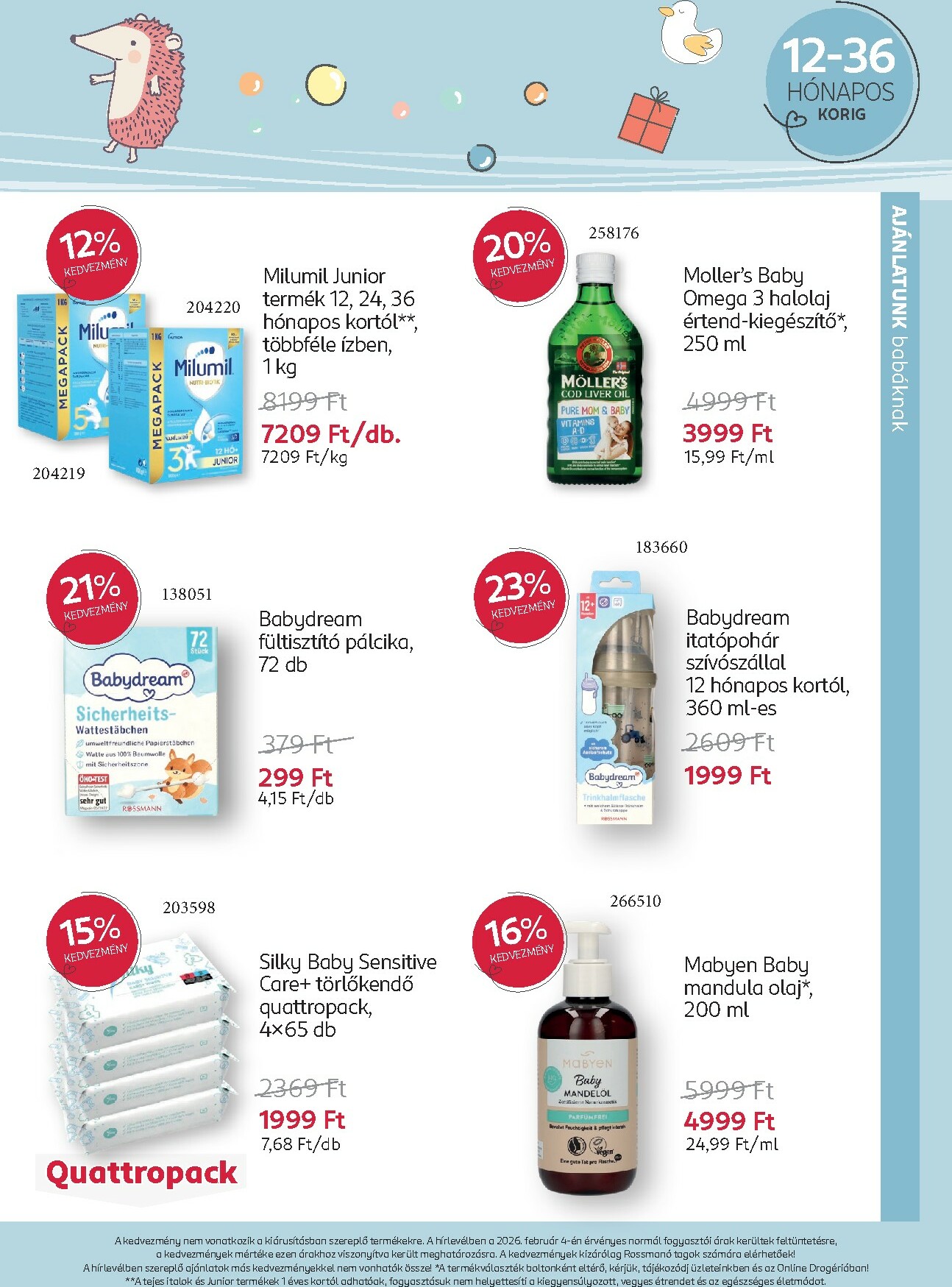 rossmann - Rossmann - Babaprogram akciós újság, érvényes 2026.02.09. - 2026.03.08. - page: 9