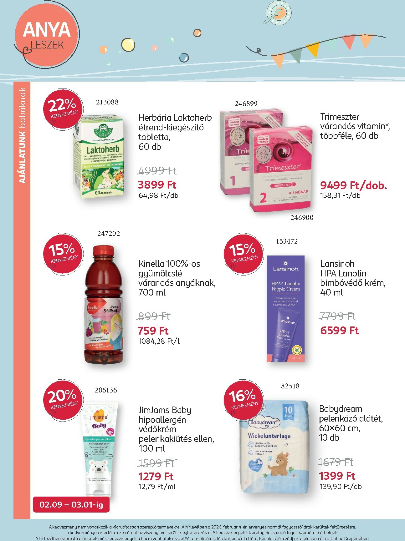 rossmann - Rossmann - Babaprogram akciós újság, érvényes 2026.02.09. - 2026.03.08. - page: 6