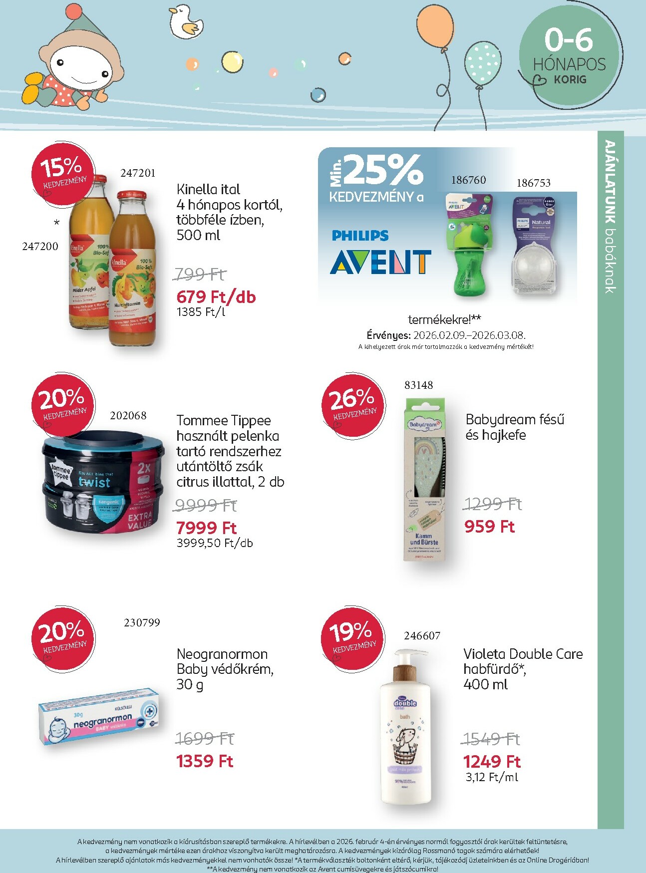 rossmann - Rossmann - Babaprogram akciós újság, érvényes 2026.02.09. - 2026.03.08. - page: 7