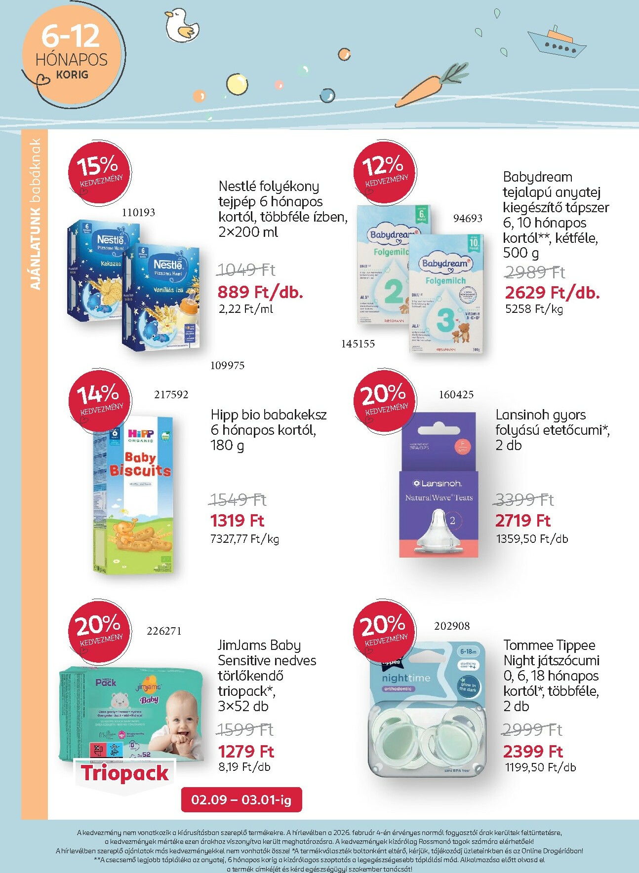 rossmann - Rossmann - Babaprogram akciós újság, érvényes 2026.02.09. - 2026.03.08. - page: 8