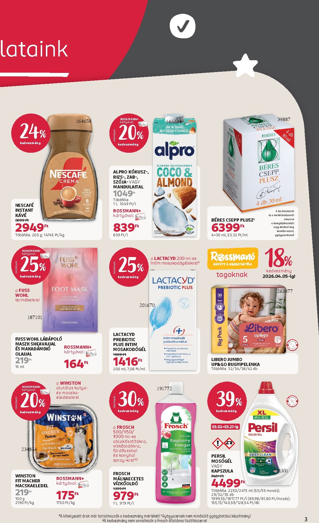 rossmann - Rossmann akciós újság, érvényes 2026.03.02. - 2026.03.13. - page: 3