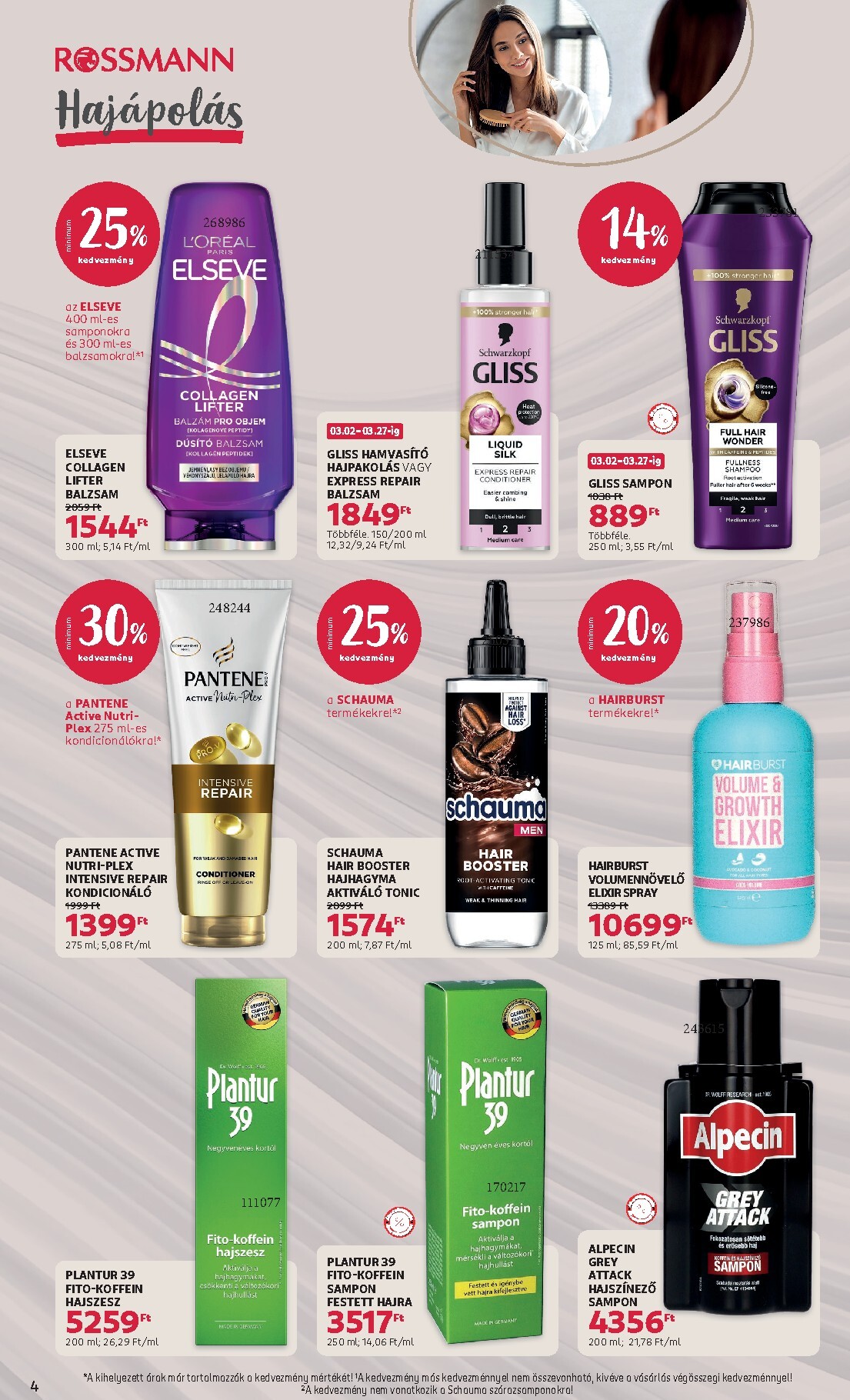 rossmann - Rossmann akciós újság, érvényes 2026.03.02. - 2026.03.13. - page: 4