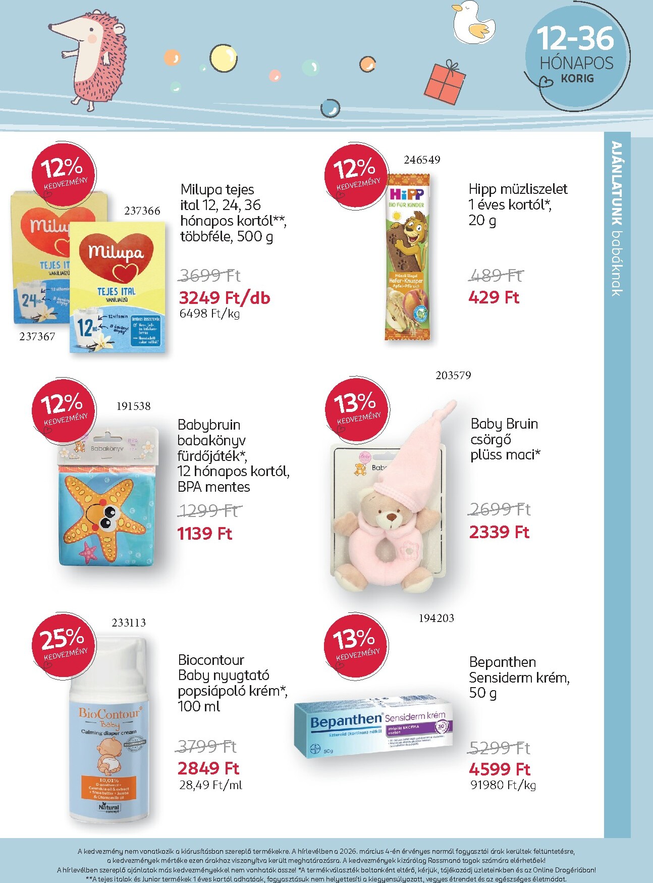 rossmann - Rossmann - BabaProgram akciós újság, érvényes 2026.03.09. - 2026.04.05. - page: 9