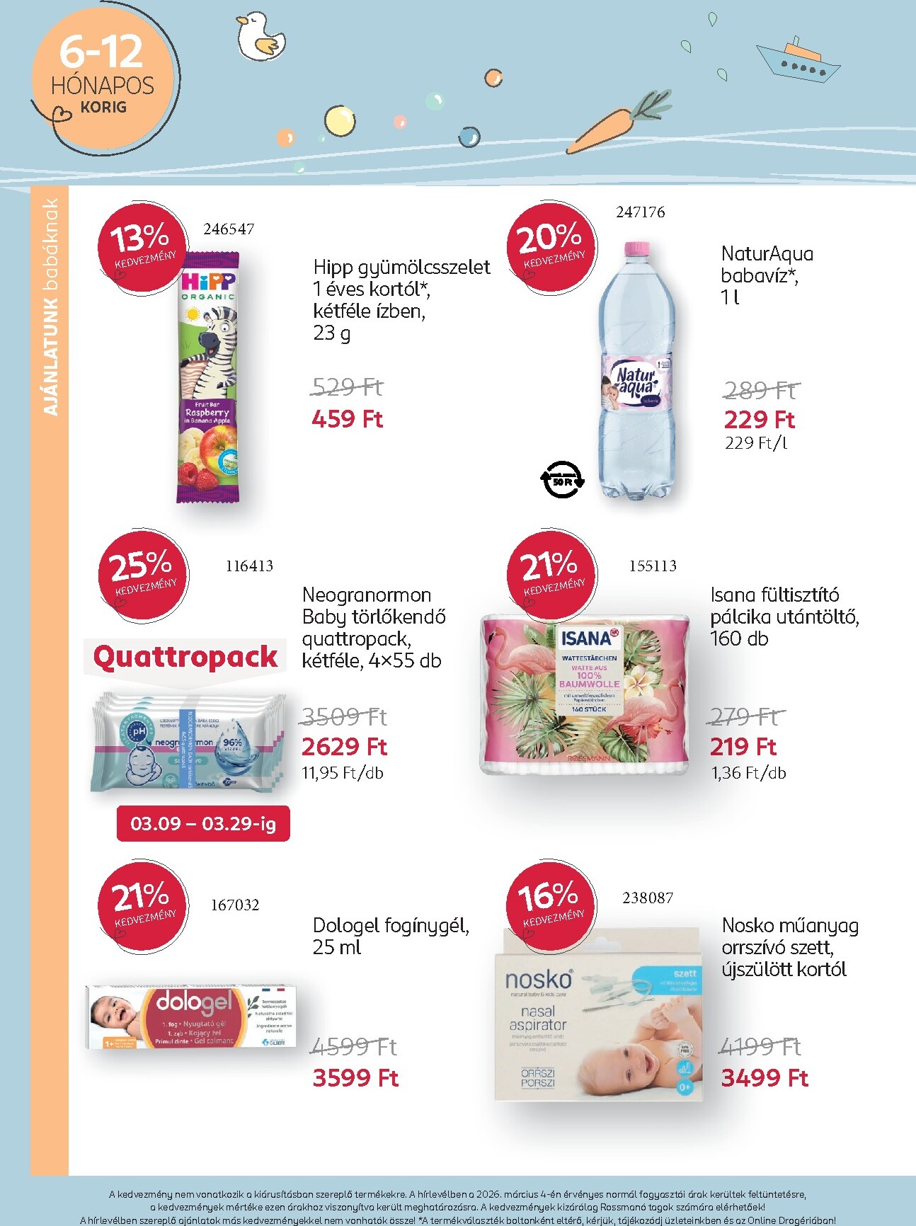 rossmann - Rossmann - BabaProgram akciós újság, érvényes 2026.03.09. - 2026.04.05. - page: 8